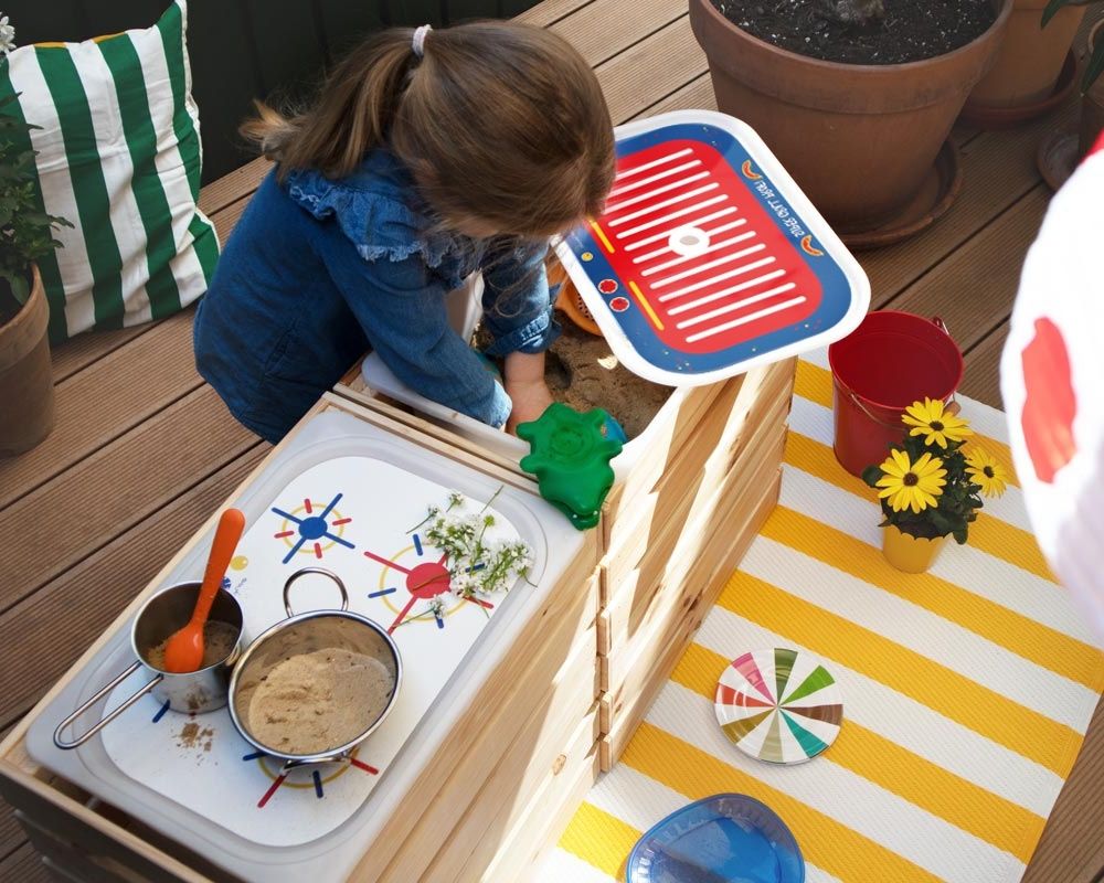 Matschküche mit Sand Matschküche mit Sand