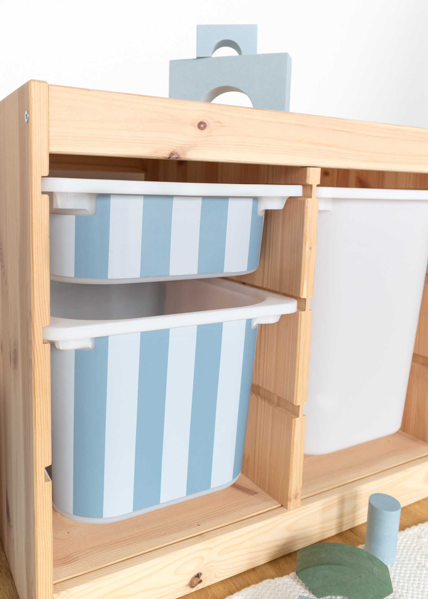 Klebefolie für IKEA TROFAST Box Kopfseite Klebefolie für IKEA TROFAST Box Kopfseite