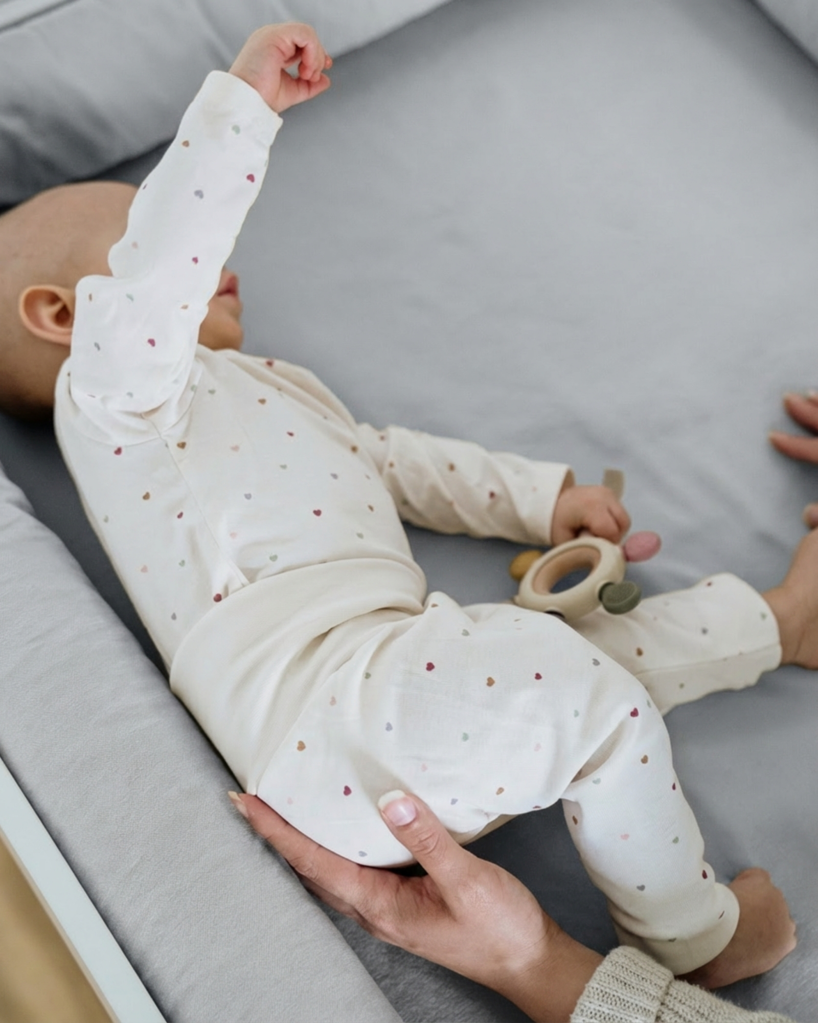 Baby, Onesie, Weiß, Näpfe/Perlen nicht relevant, Polka dots
