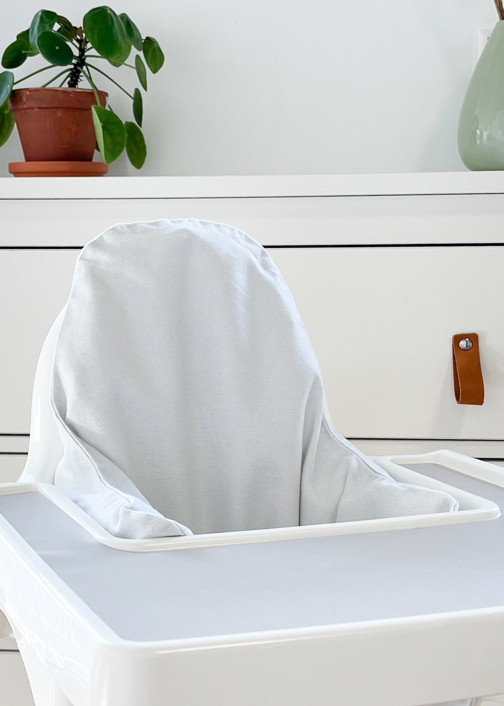 kissenhuelle ikea antilop hochstuhl stoedkudde steingrau 0