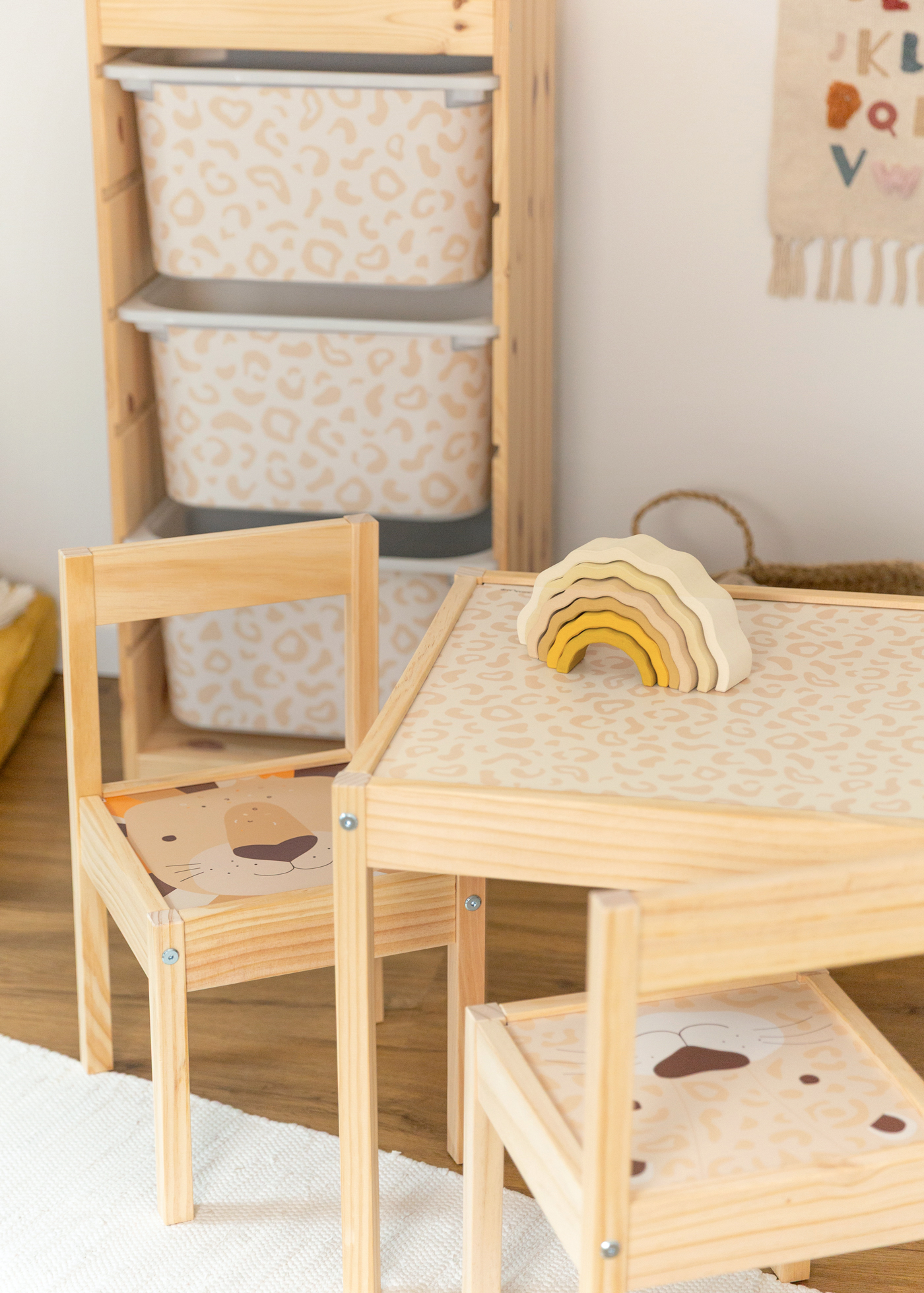klebefolie ikea laett kindertisch leo 1