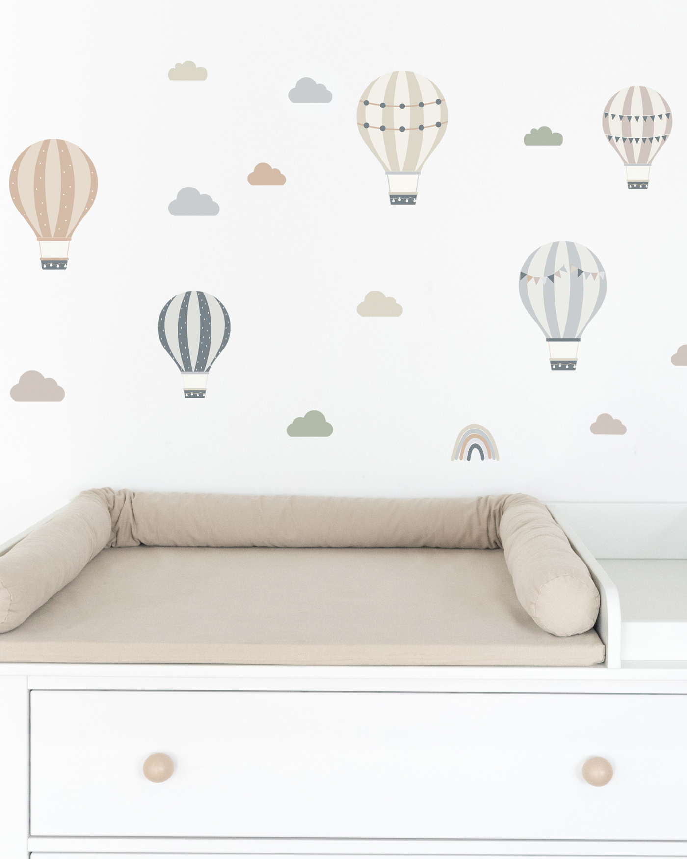 stickerset ballong beige blau 0