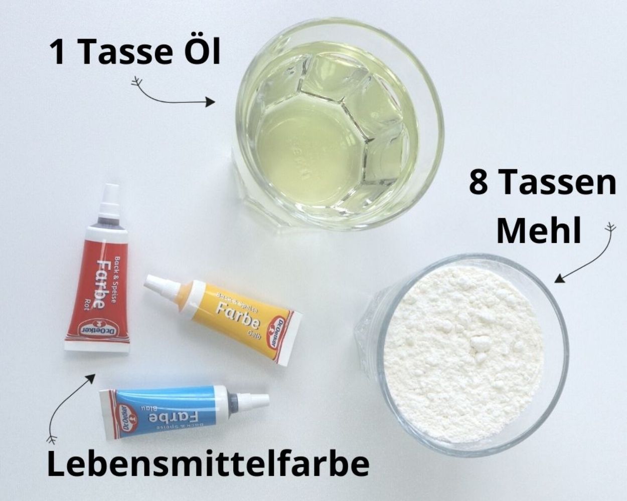 Zaubersand selber machen Zutaten Zaubersand selber machen Zutaten