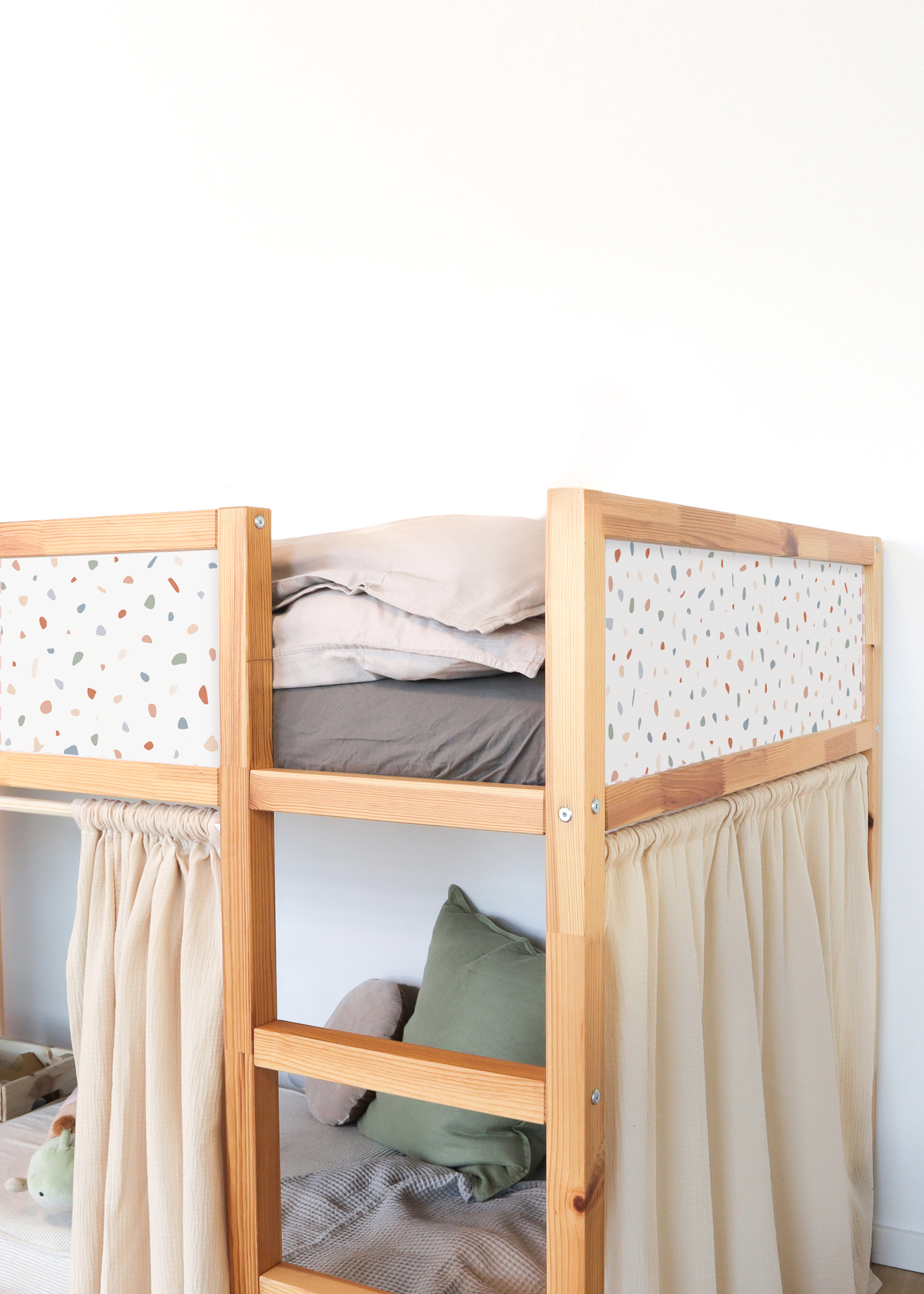 Klebefolie für IKEA KURA Bett - 2er Set