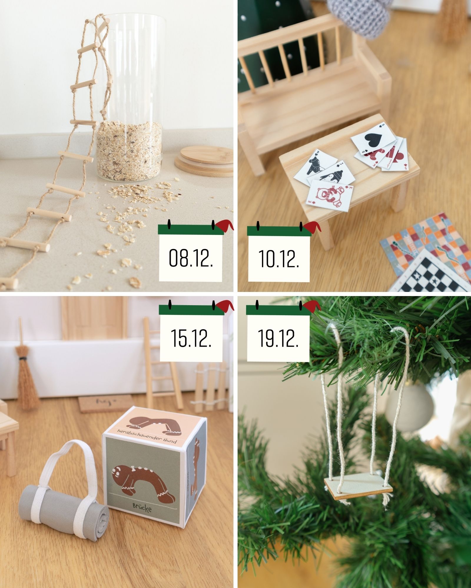 Kletterleiter, Gisce, Korken?, Holzkette, Spielzeug