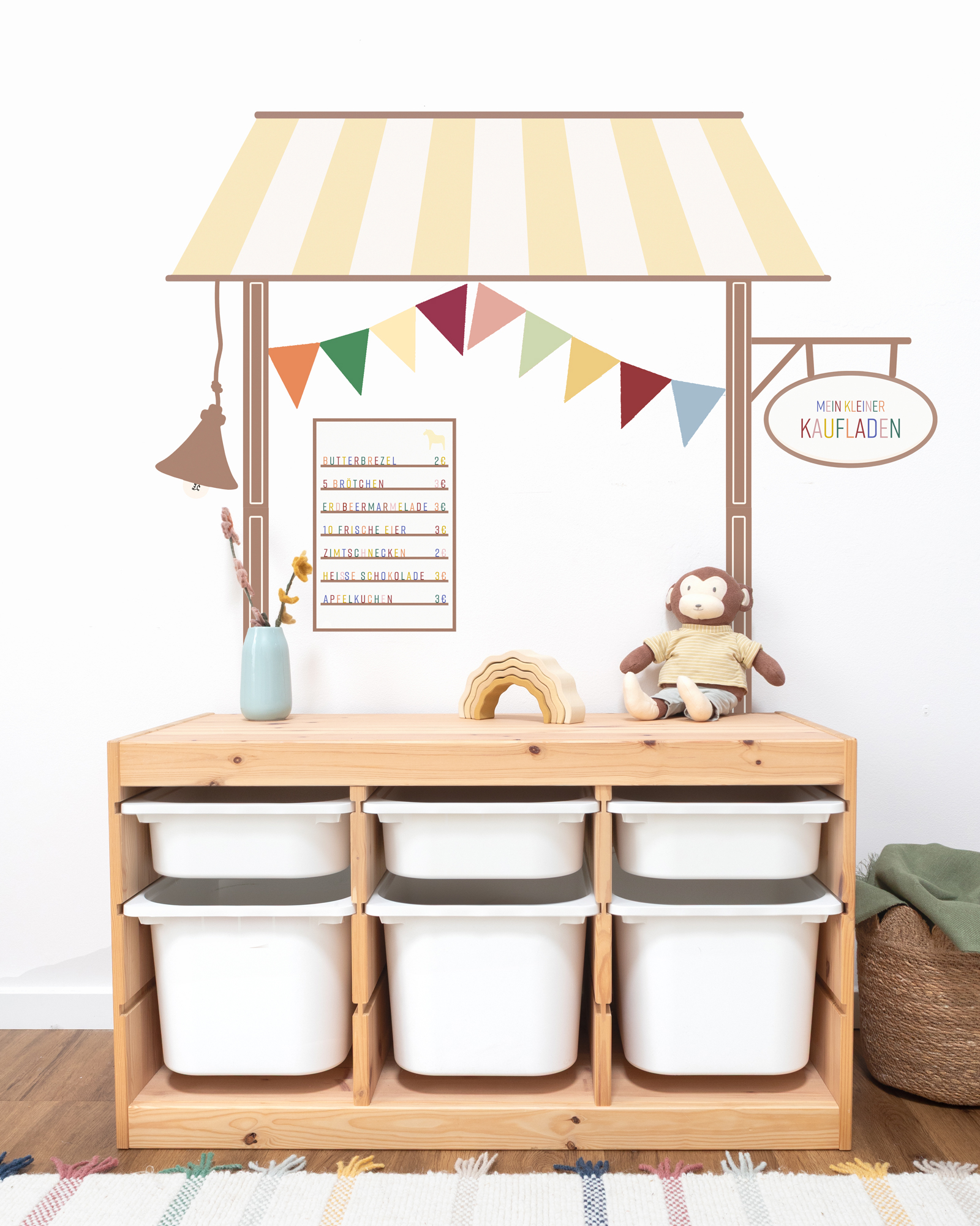 klebefolie diy kaufladen lille bud buttergelb 0