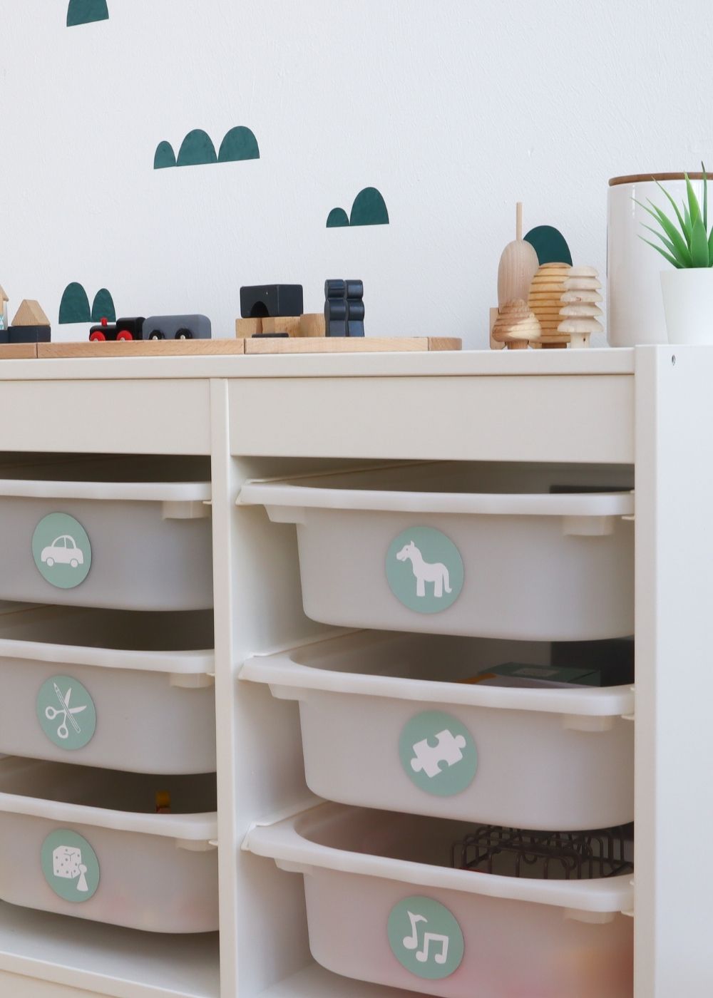 Kinderzimmer Montessori Ordnungssticker Kinderzimmer Montessori Ordnungssticker