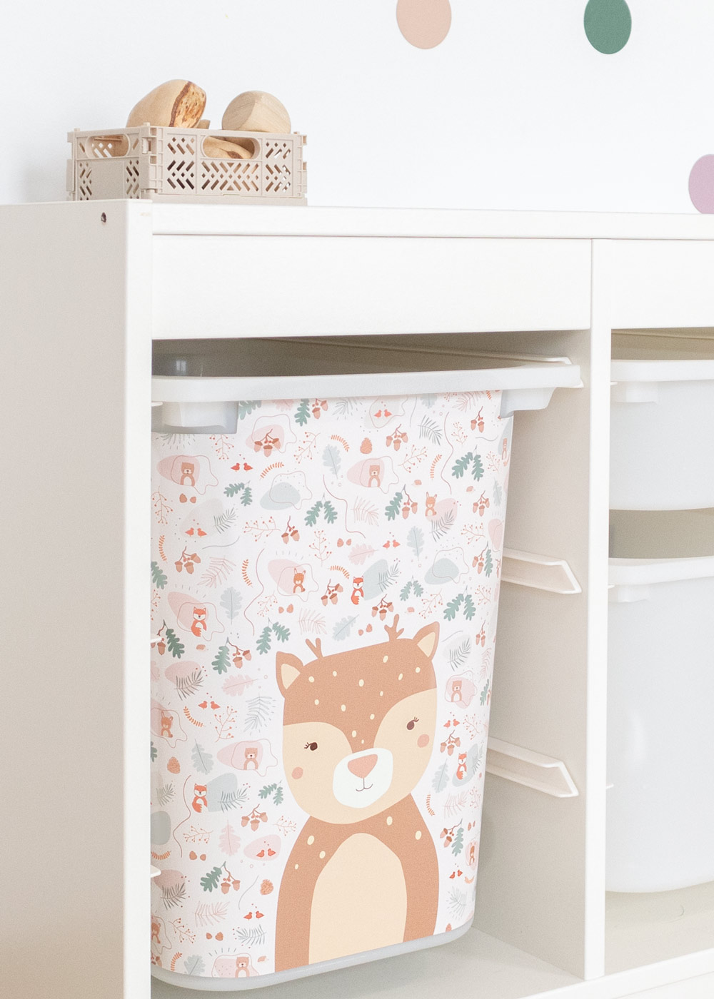 Klebefolie für IKEA TROFAST Regal Waldtiere Möbelfolie Ikea Hack IKEA TROFAST Boxen Sticker selbstklebend