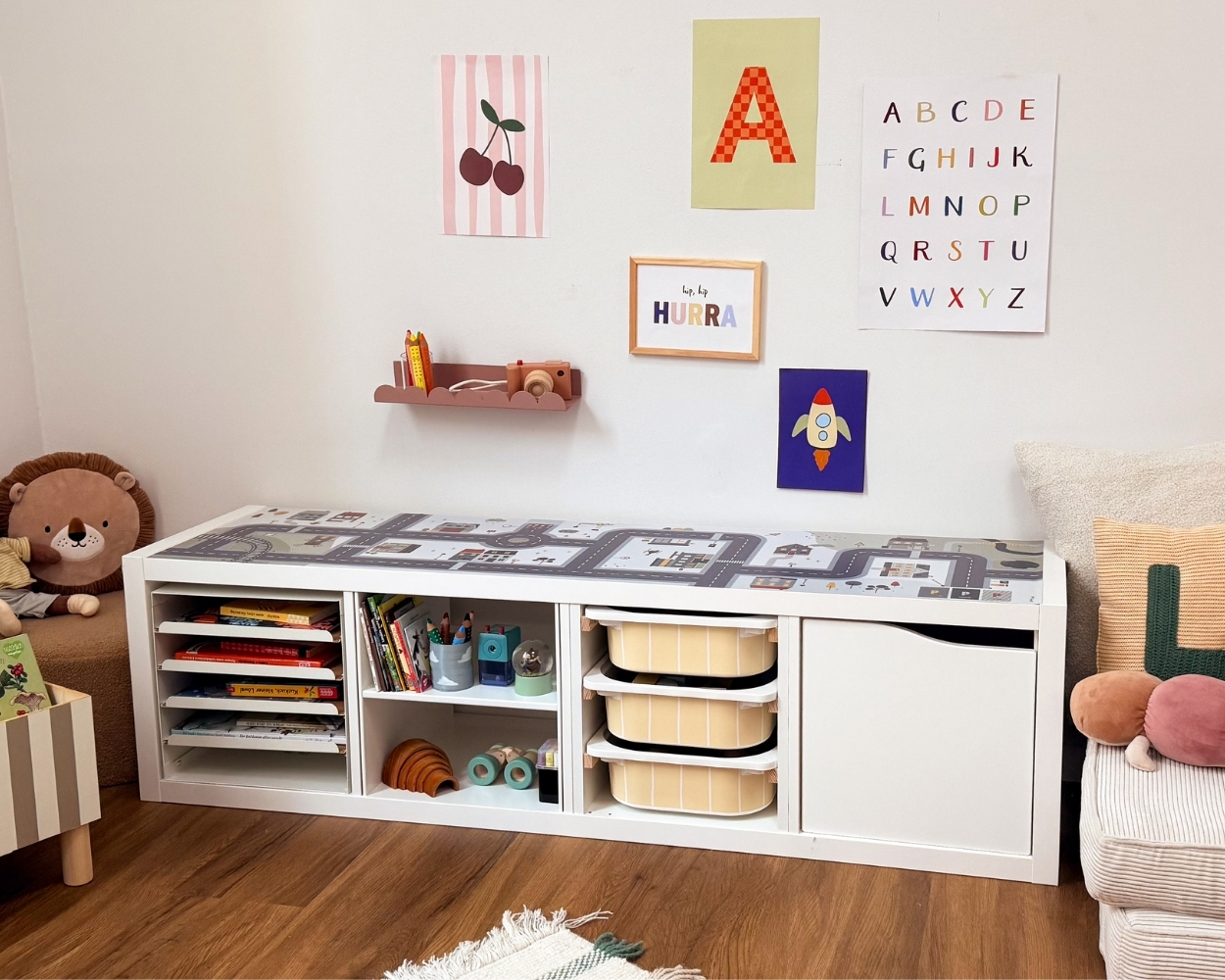Stauraum schaffen im Kinderzimmer
