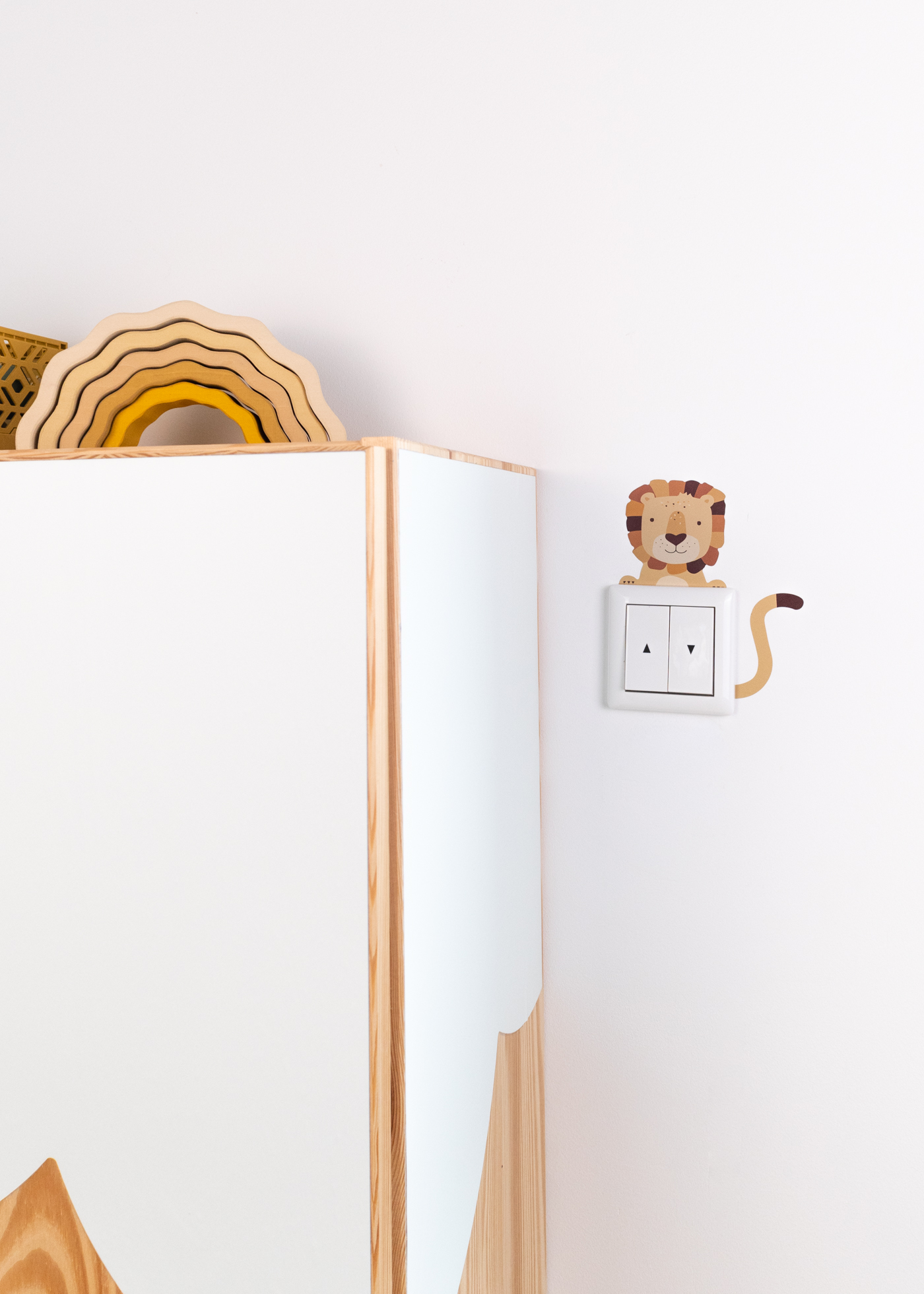 Lichtschalter Sticker mit Tiermotiv Löwe Lichtschalter Sticker mit Tiermotiv Löwe