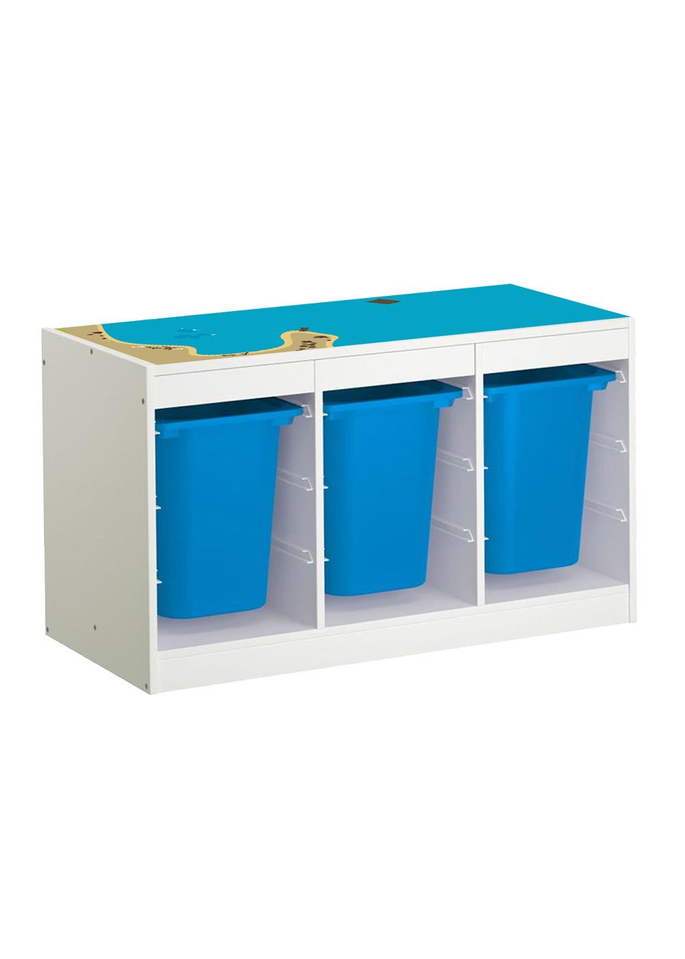 Ikea Trofast Regal Wasserreich Gesamtansicht