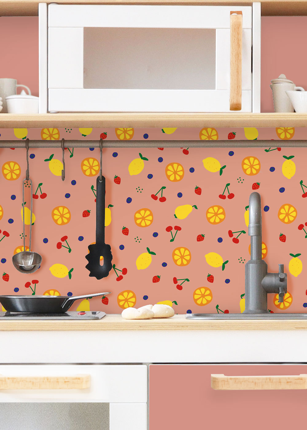 klebefolie ikea duktig kinderkueche fruktig blush 1