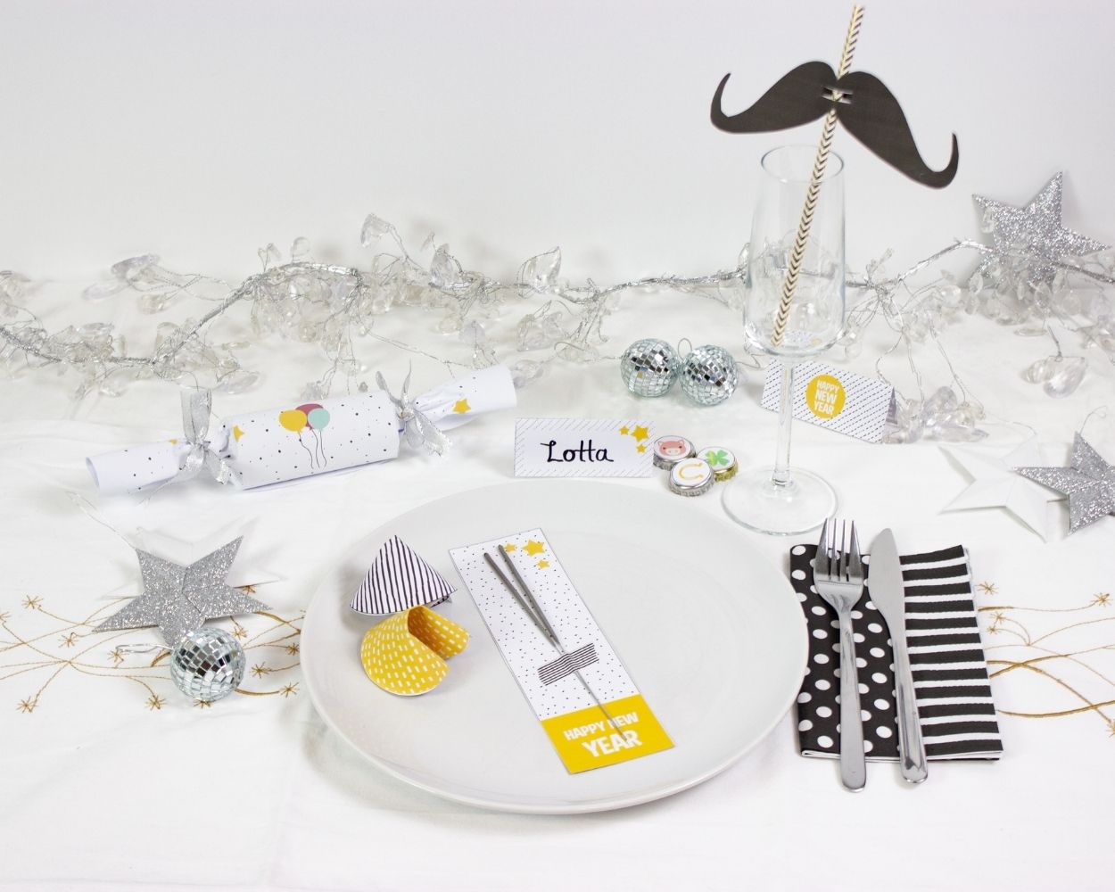 Silvester Bastelset Gesamtpaket Silvester Bastelset Gesamtpaket