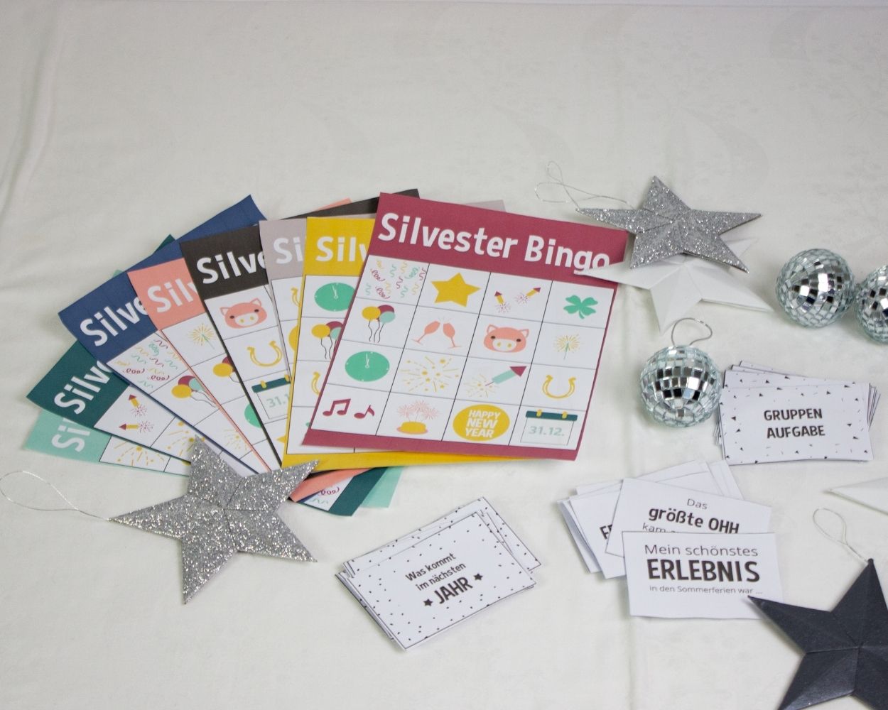 Silvester Bastelset Gesamtpaket Silvester Bastelset Gesamtpaket
