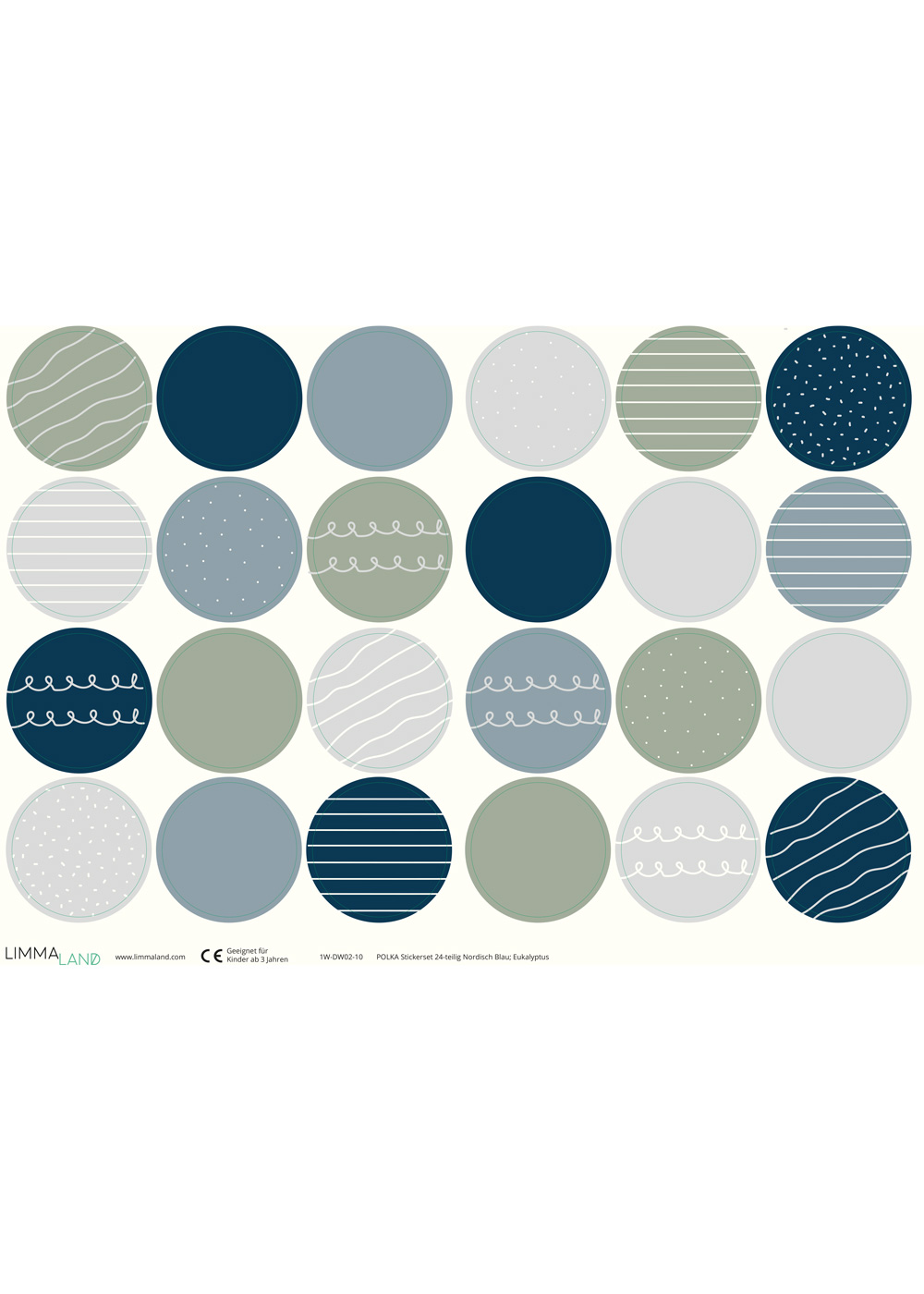 stickerset wand moebel polka dots nordisch blau eukalyptus 99 stickerset wand moebel polka dots nordisch blau eukalyptus 99