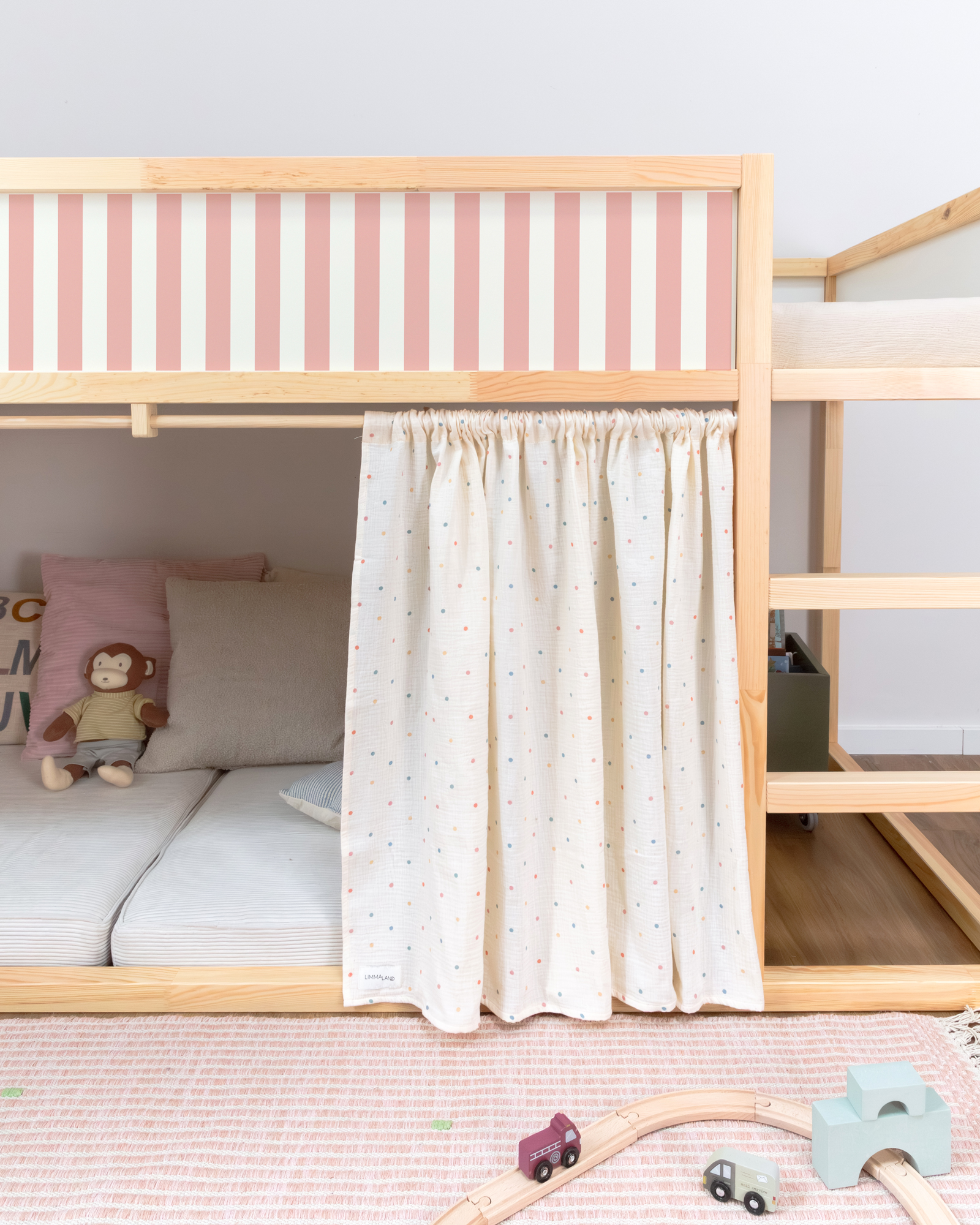 gardine ikea kura bett lille hule puenktchen eins 8