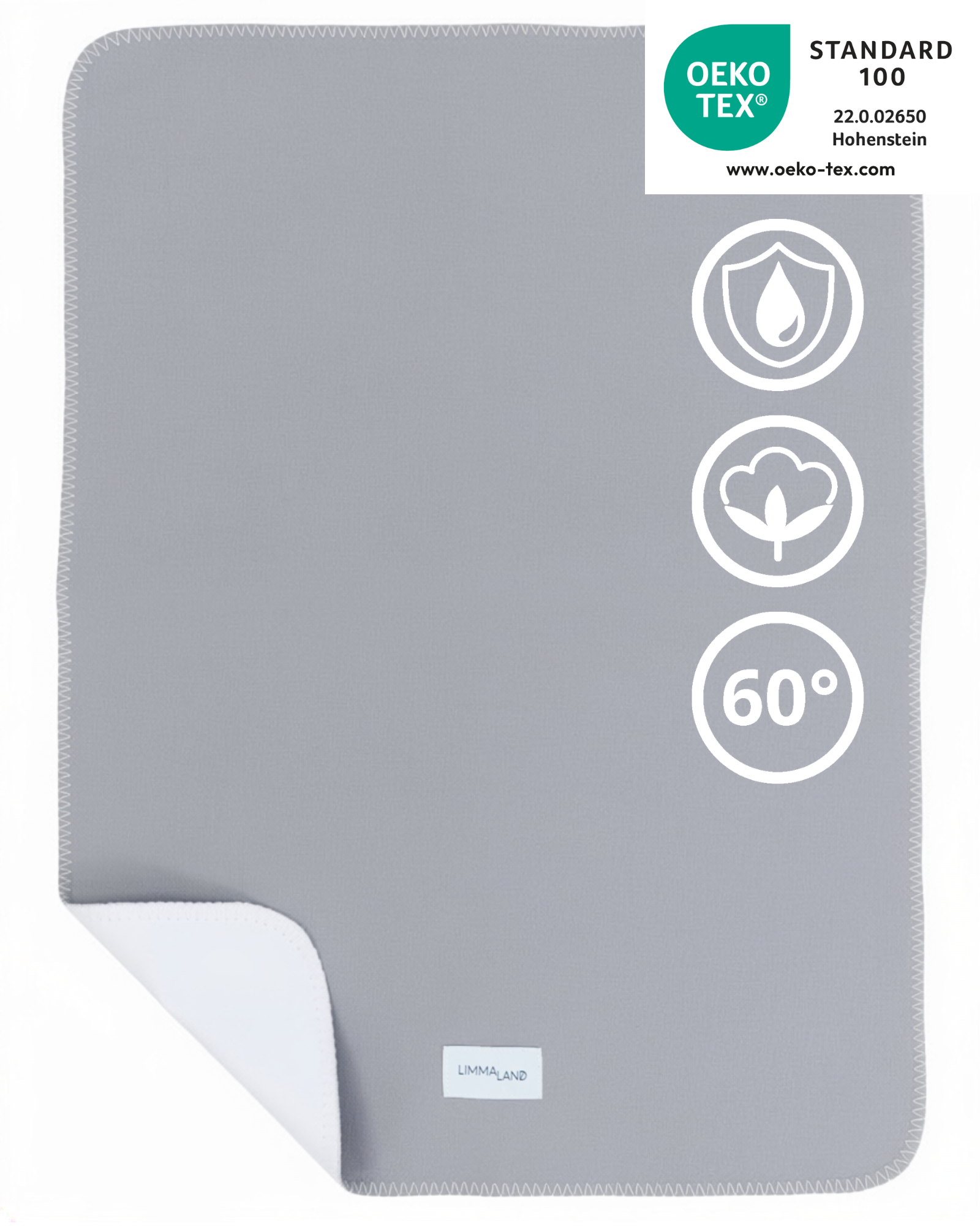 Wickelaufsatz für IKEA MALM – Premium-Plus-Set Grau