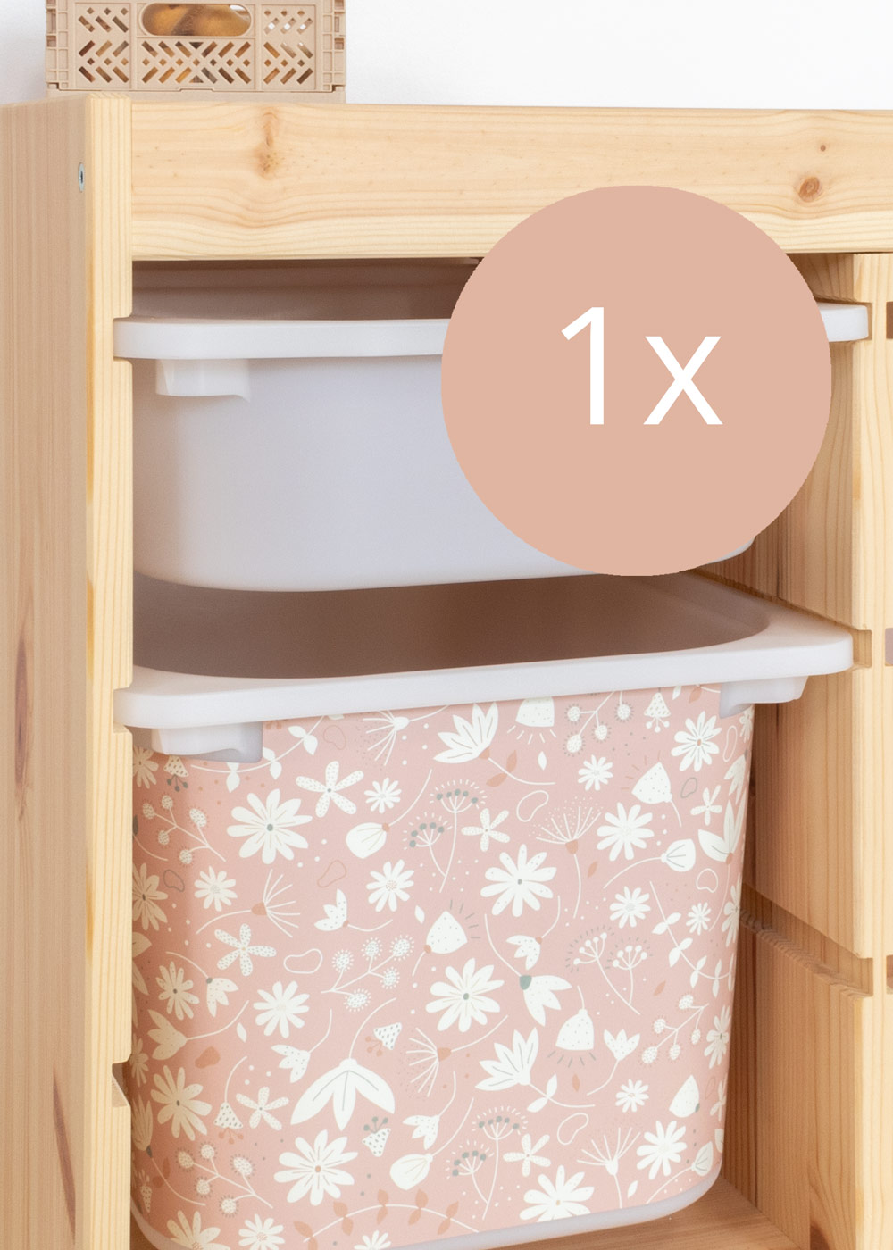 stickerset ikea trofast box mittel blumig blush 2 stickerset ikea trofast box mittel blumig blush 2