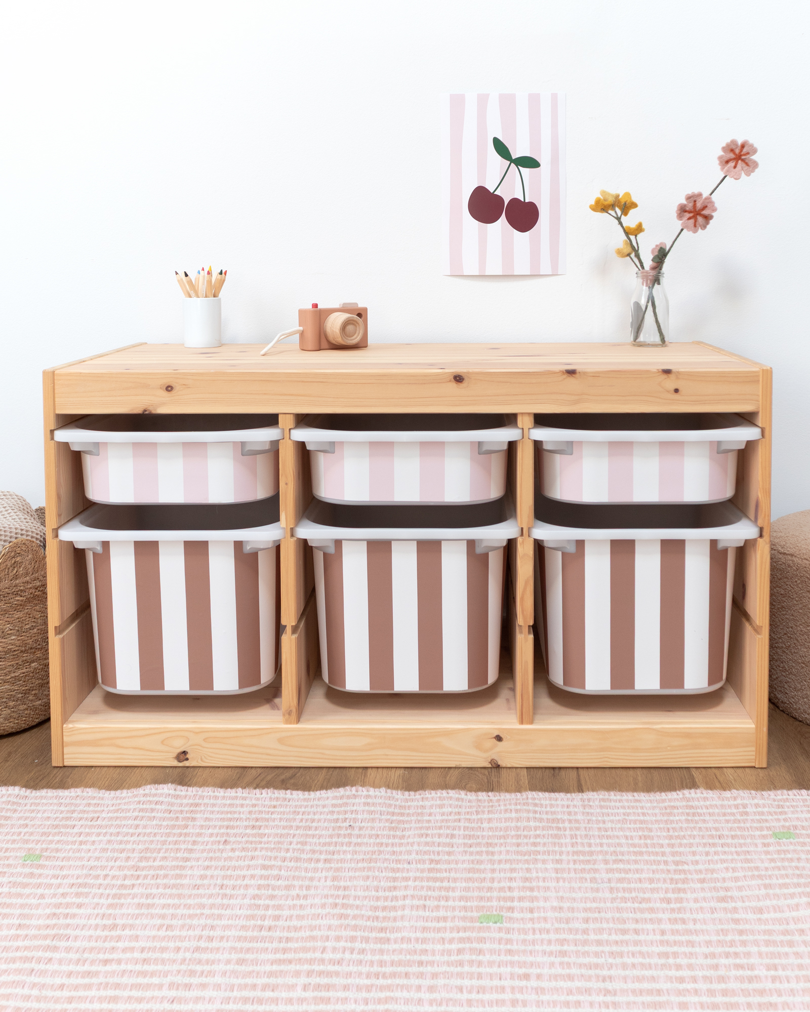 klebefolie ikea trofast box mittel kopfseite vichy streifig kakao 3er Set 2 klebefolie ikea trofast box mittel kopfseite vichy streifig kakao 3er Set 2