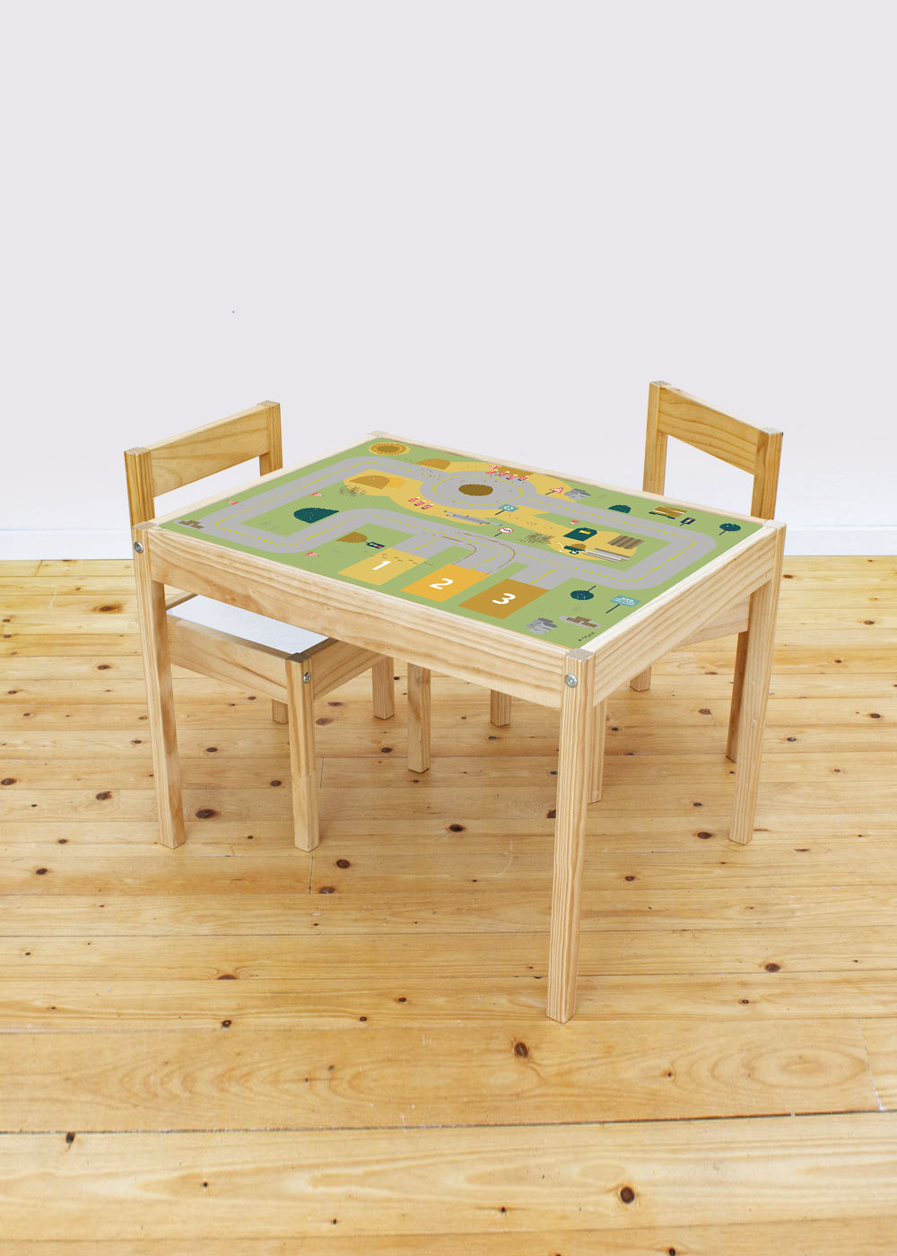 klebefolie ikea laett kindertisch bauplats 1