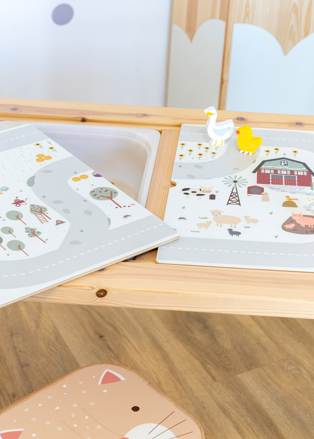 klebefolie ikea flisat kindertisch landleben 01 klebefolie ikea flisat kindertisch landleben 01