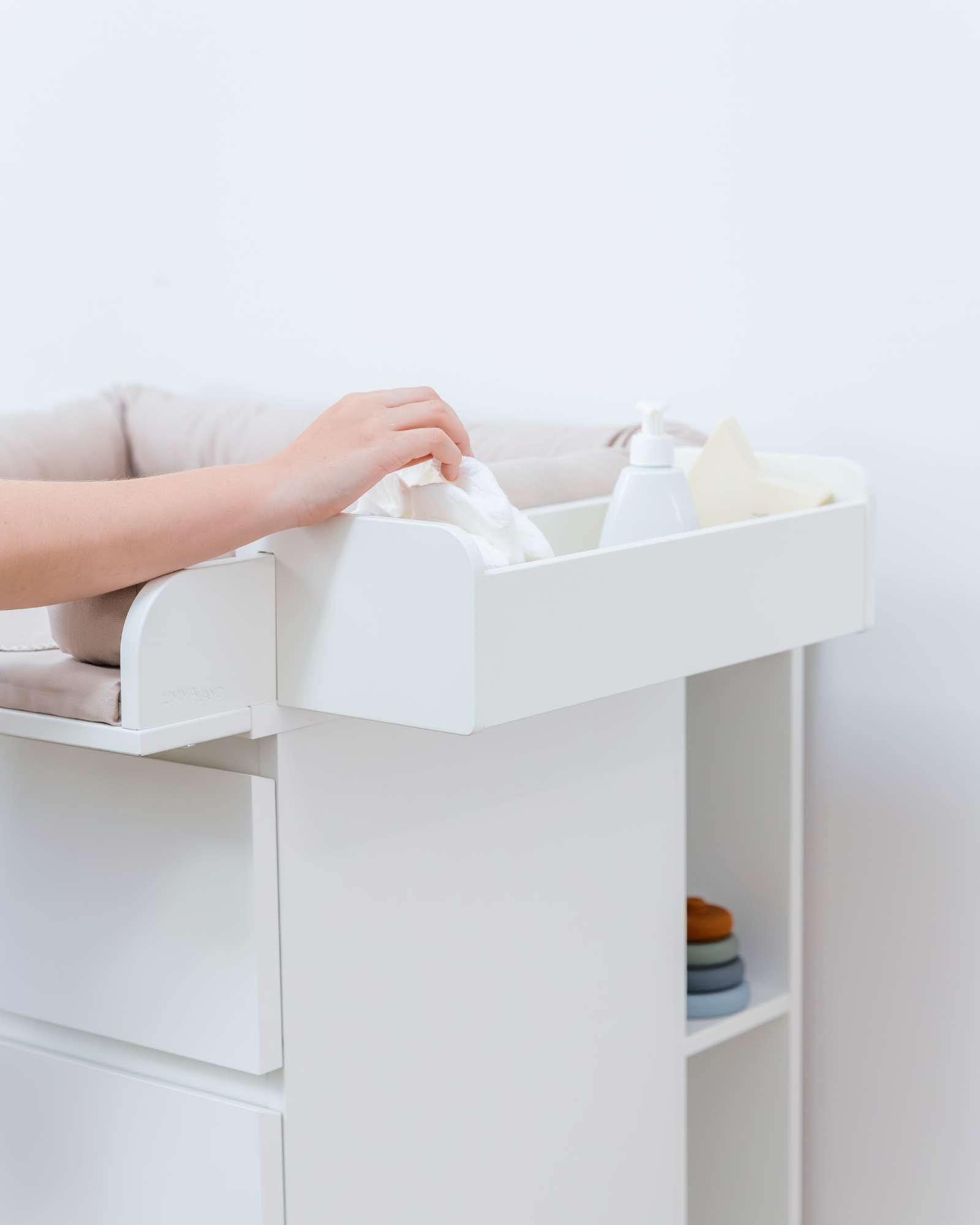 Wickelaufsatz Organizer für IKEA MALM & STORKLINTA Kommode