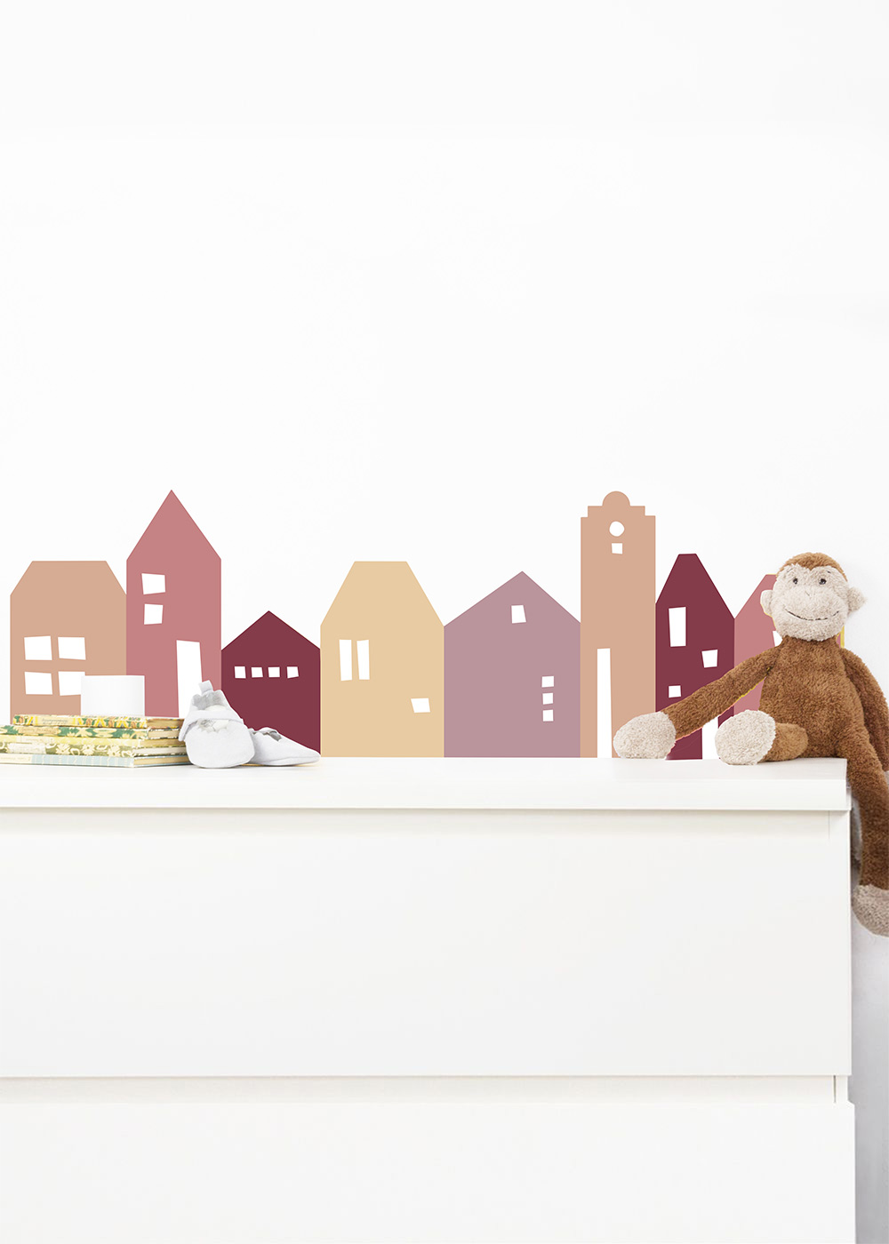 klebefolie ikea mansarp bilderleiste lille hus rosa beige 2