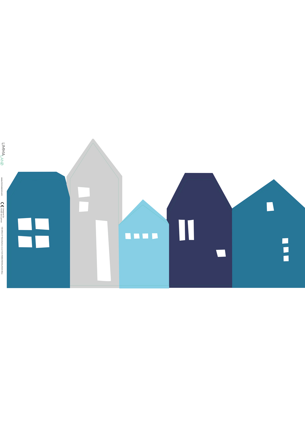 Ikea Mosslanda Bilderleiste Lille Hus blau hellgrau Druckvorlage Ikea Mosslanda Bilderleiste Lille Hus blau hellgrau Druckvorlage