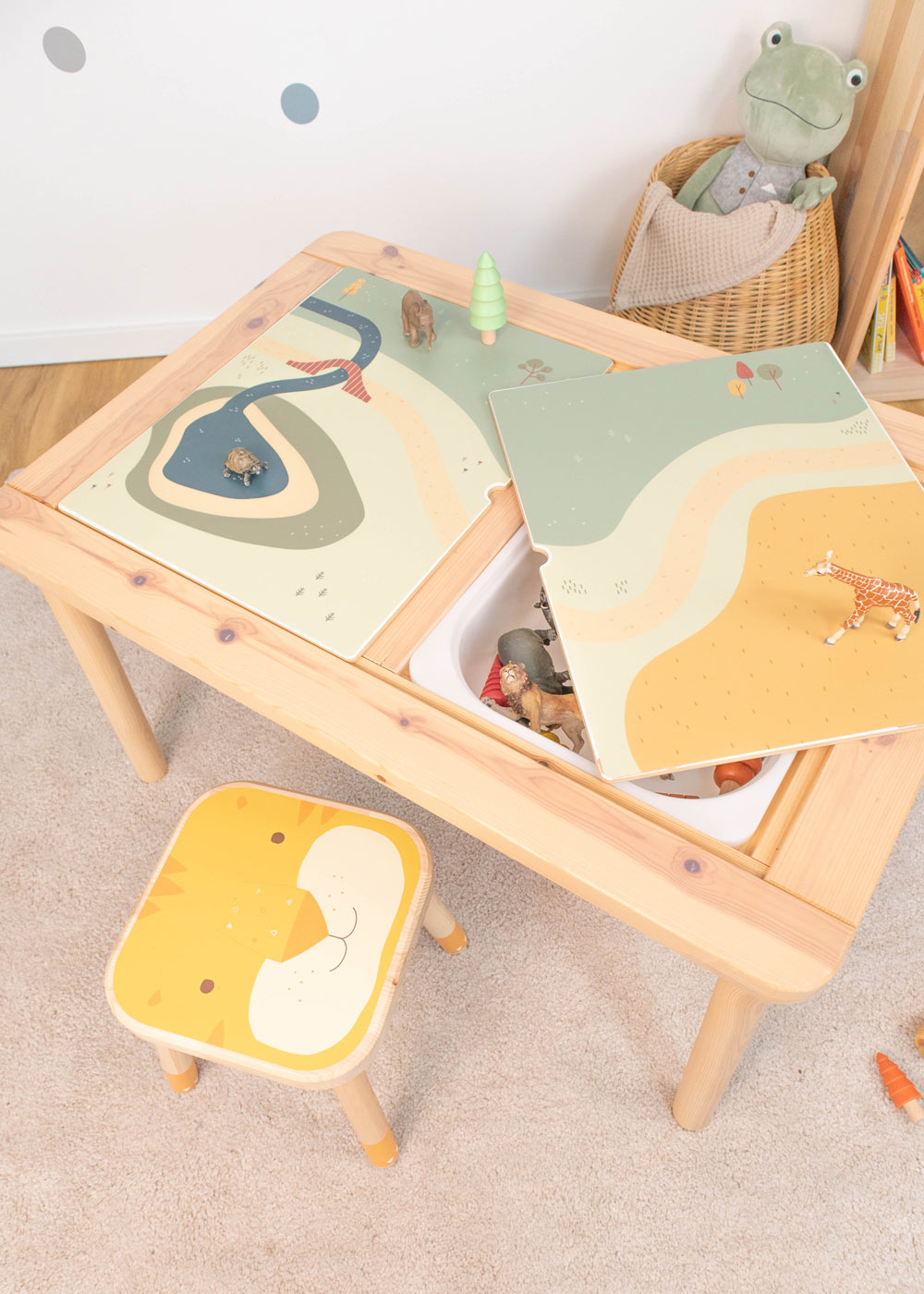 Ikea Flisat Kindertisch Klebefolie Ikea Flisat Kindertisch Klebefolie