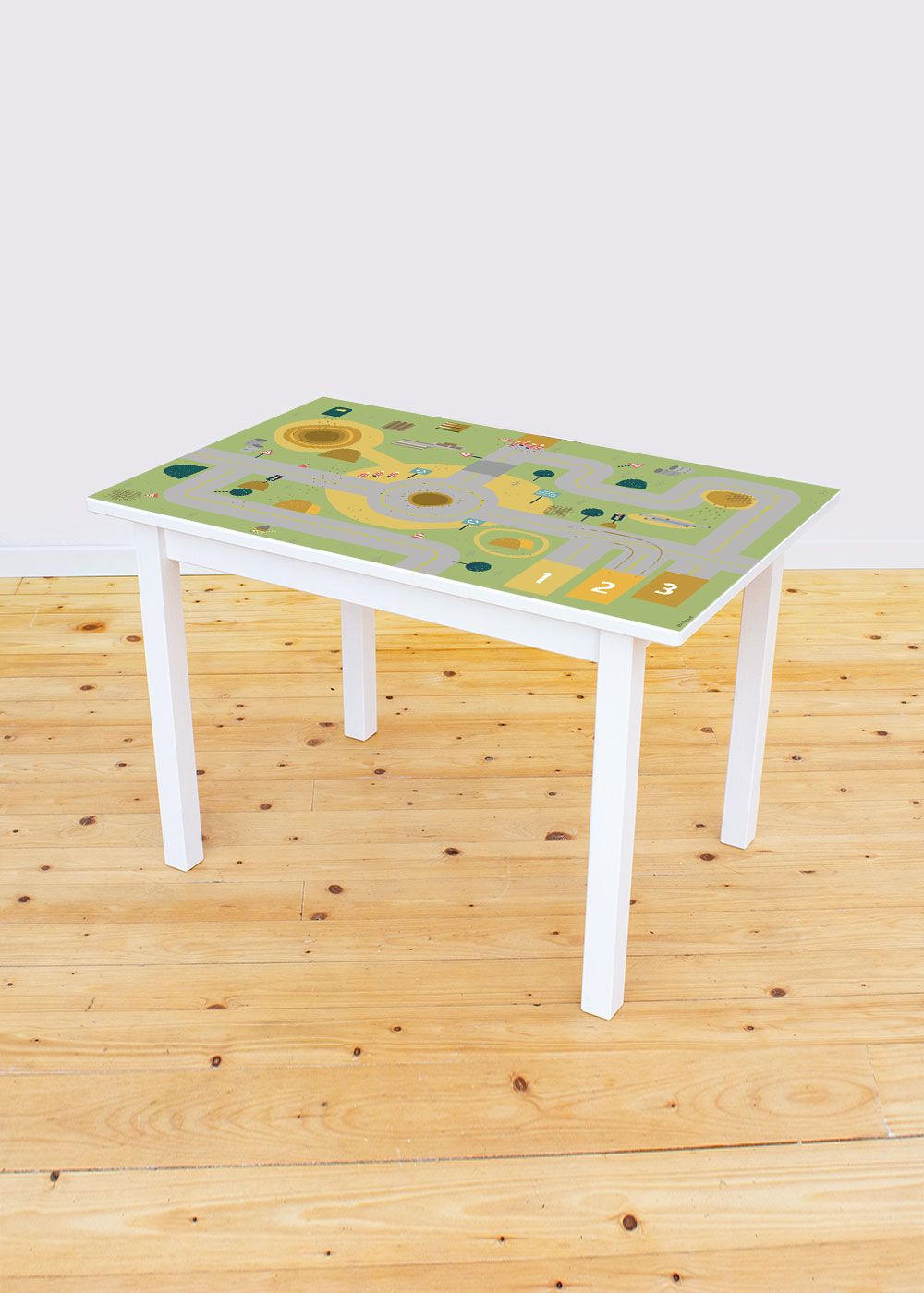 klebefolie ikea sundvik kindertisch bauplats 1