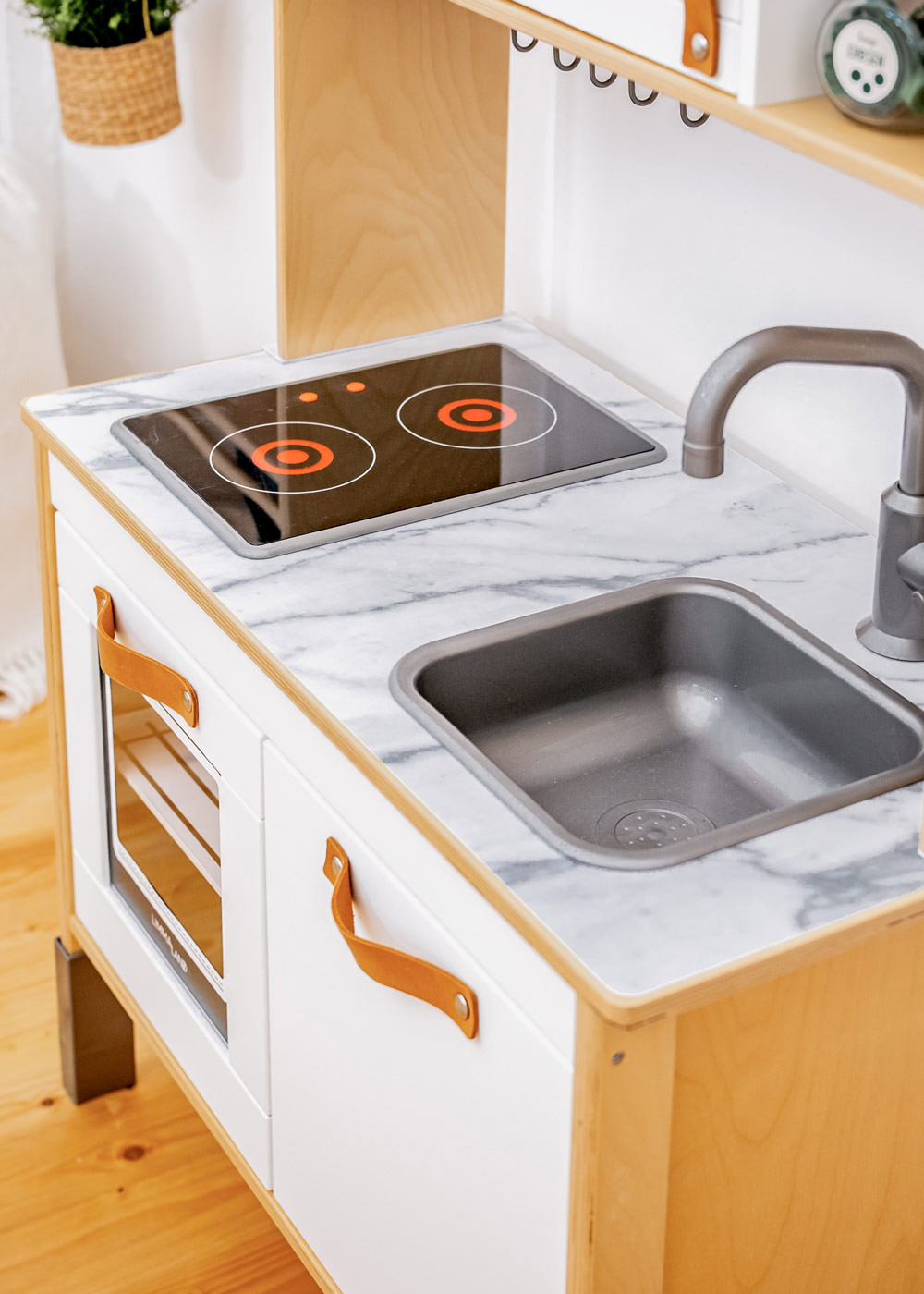 klebefolie ikea duktig kinderkueche marmor weiss 0