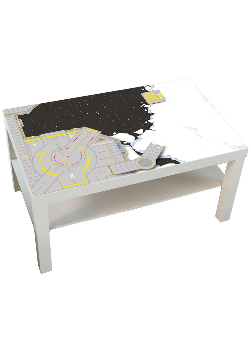 Ikea Lack Couchtisch Weltraum 78x118 Gesamtansicht