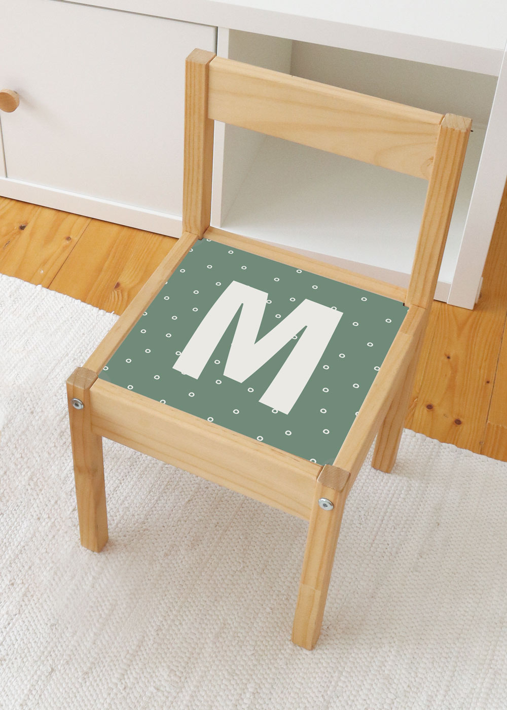 klebefolie ikea laett kinderstuhl alfabet moos 1