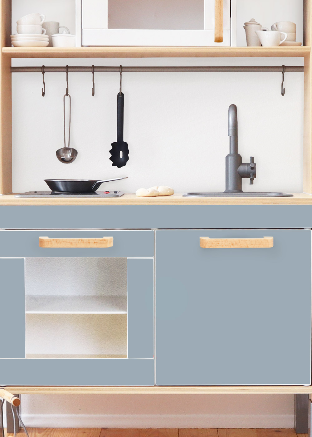 klebefolie ikea duktig kinderkueche frontli nordisch blau 00