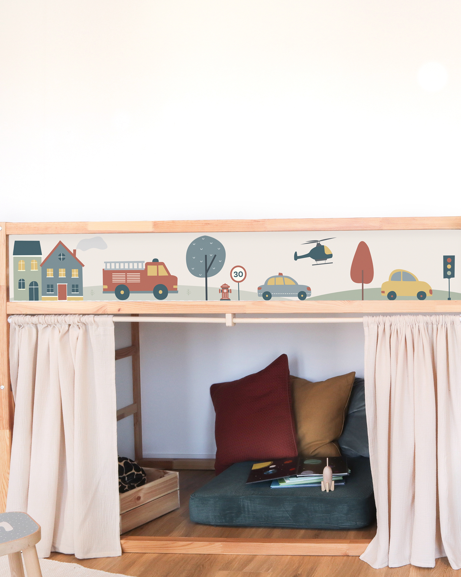 klebefolie ikea kura hochbett smastraat 5er set 4