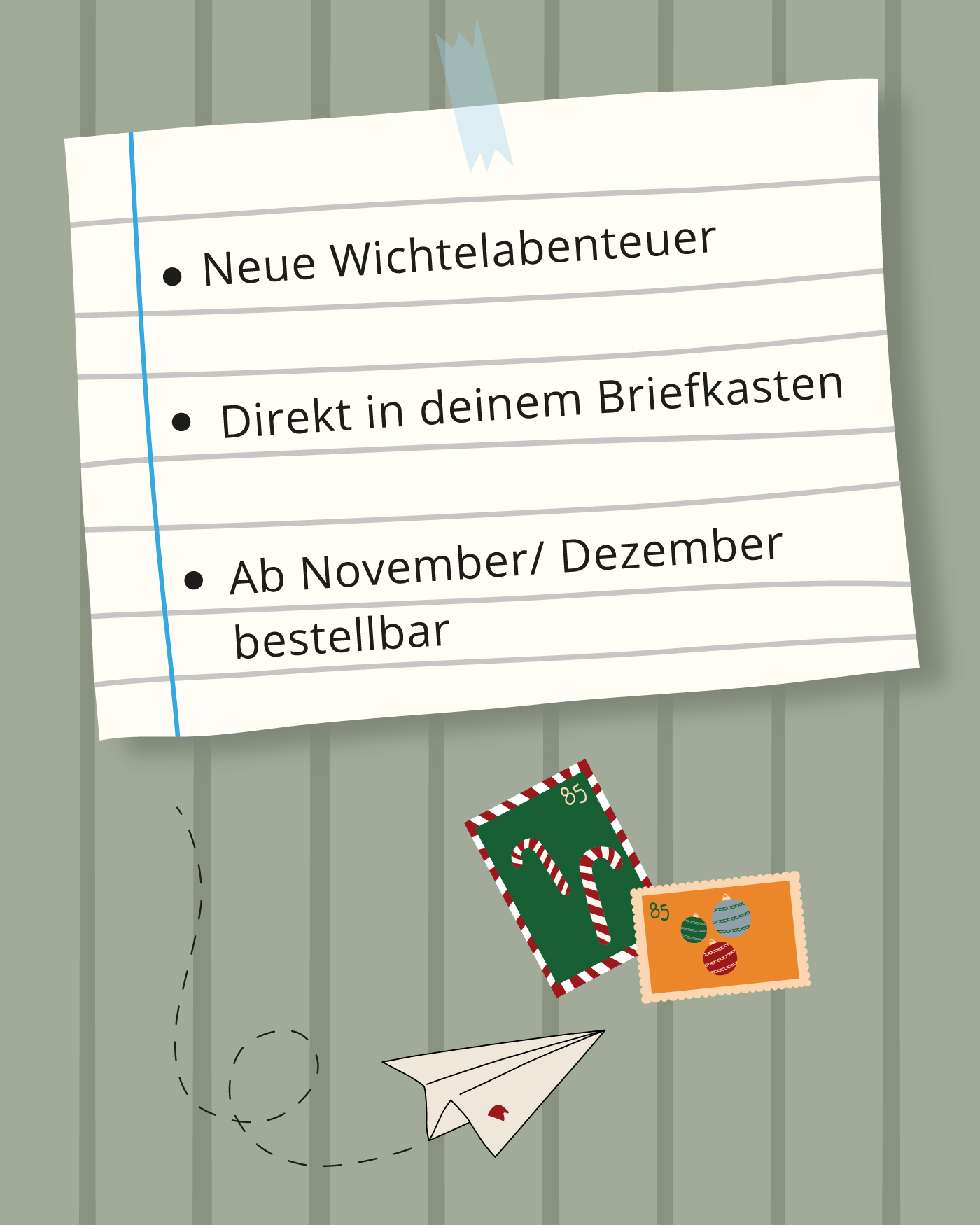 postkartenset wichtel rejse 98
