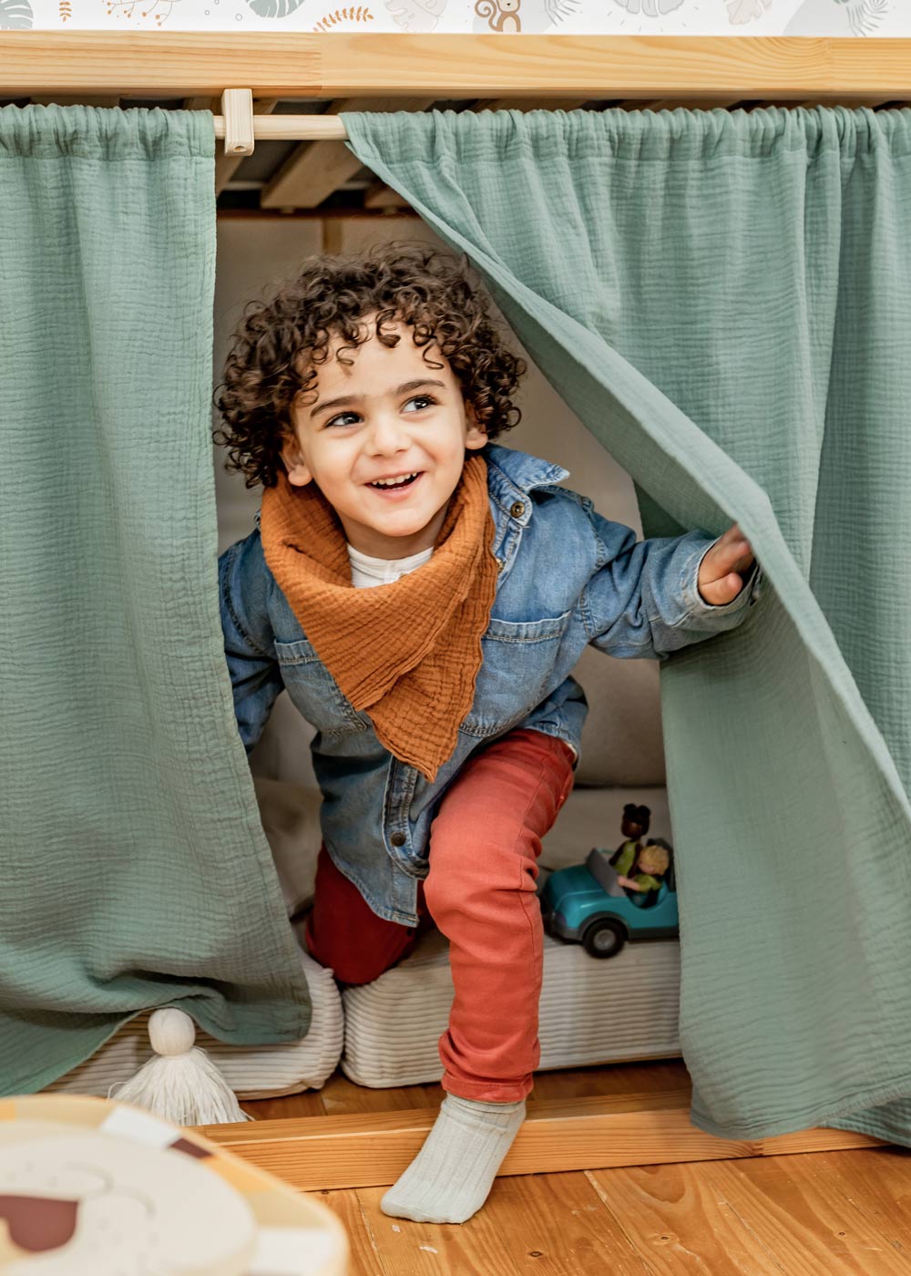 gardine ikea kura bett lille hule eukalyptus zwei 3