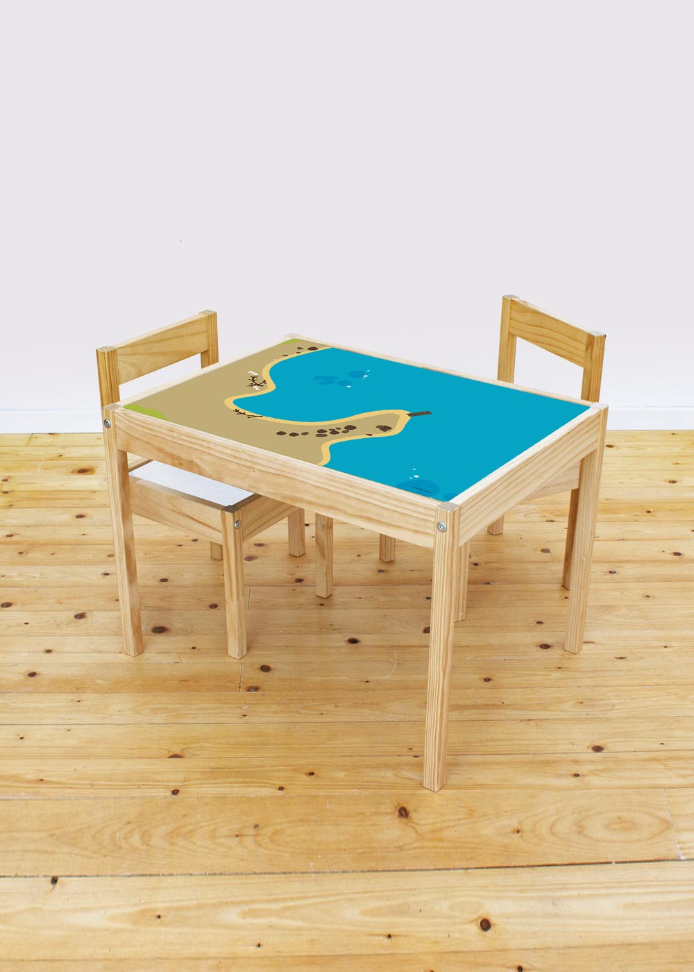 Ikea Lätt Kindertisch Wasserreich Gesamtansicht