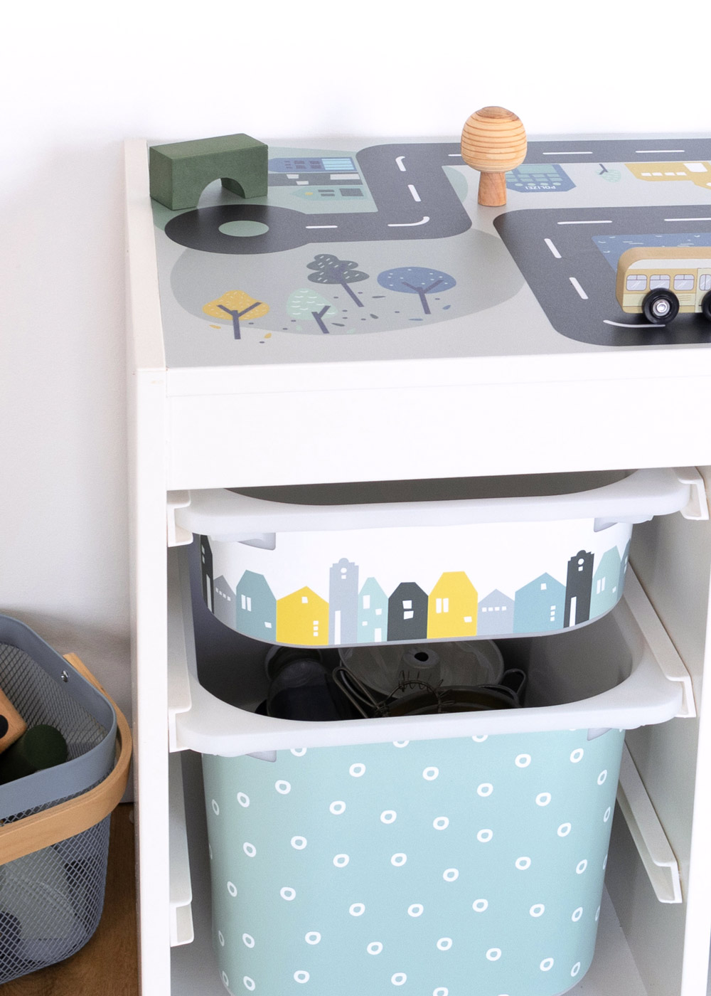 stickerset ikea trofast box mittel smastraat 2