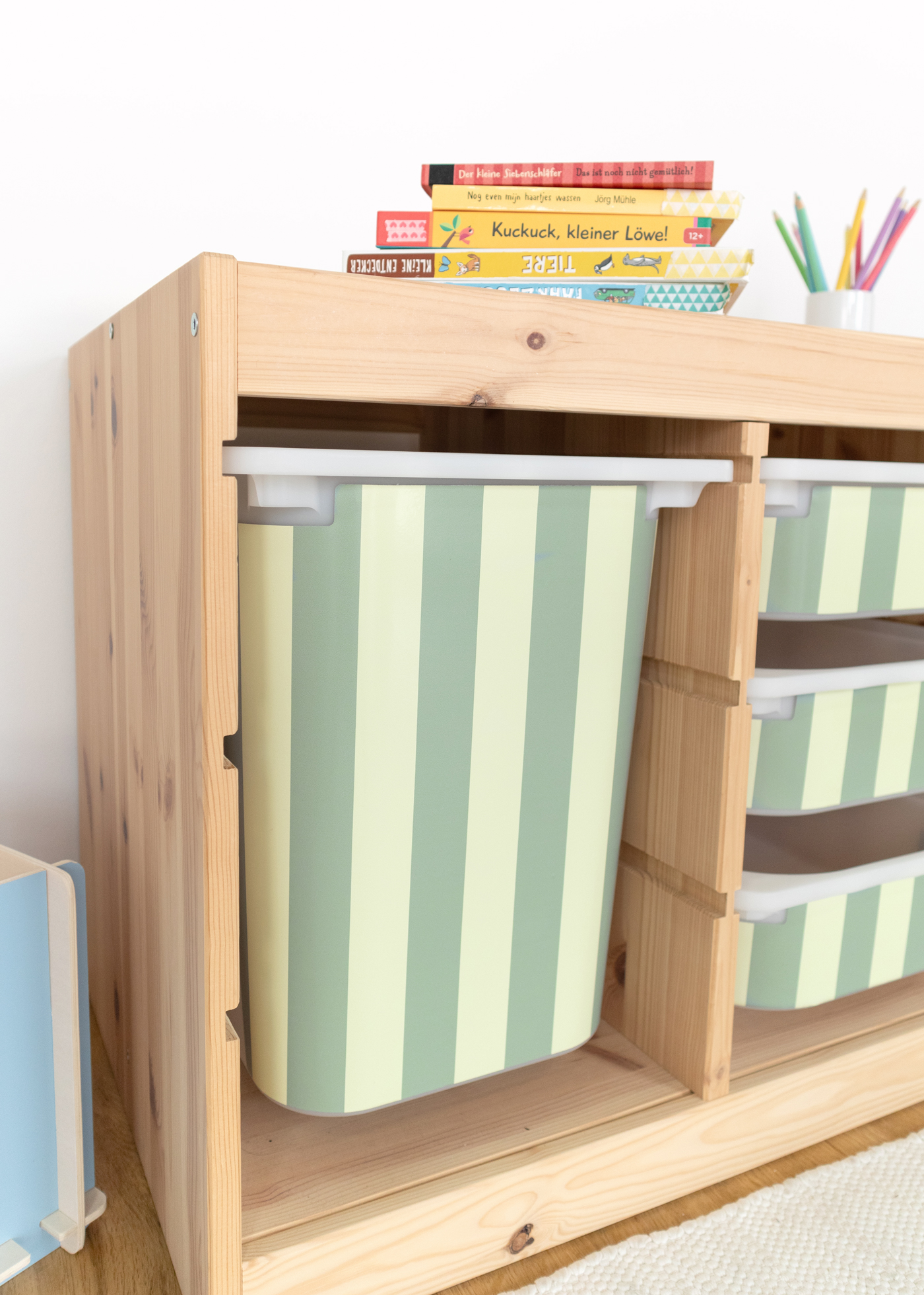 Klebefolie für IKEA TROFAST Box Kopfseite Klebefolie für IKEA TROFAST Box Kopfseite