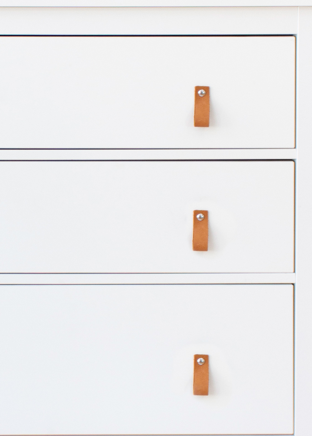 Ledergriffe Ikea Möbel Läderig Teilansicht Kommode 