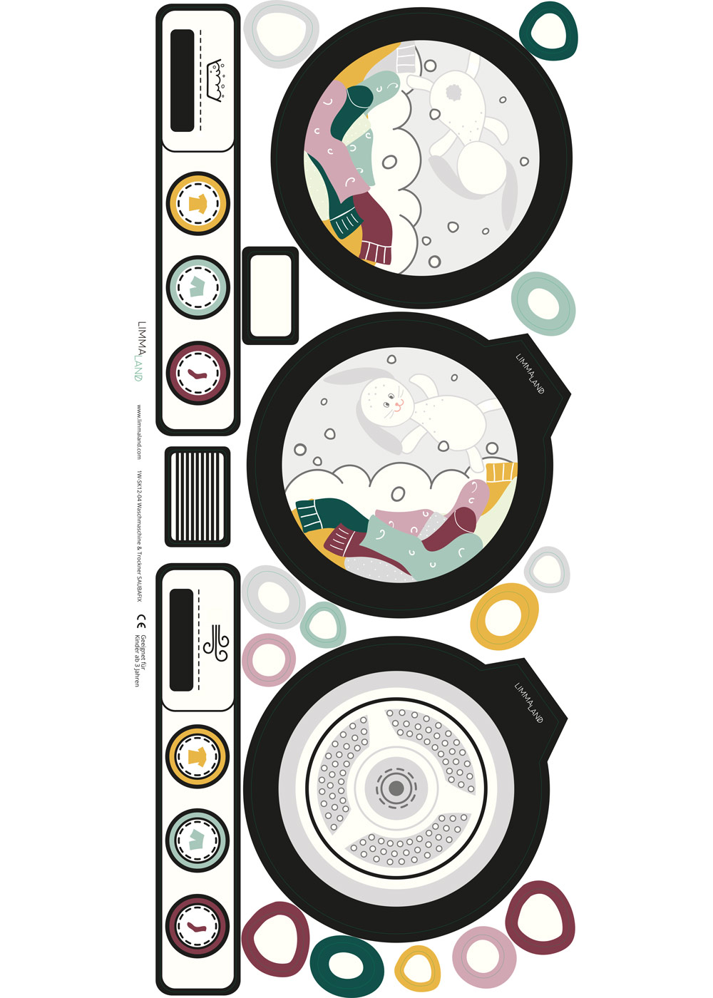 Kinderwaschmaschine Saubafix Teilansicht Waschmaschine Druckvorlage Kinderwaschmaschine Saubafix Teilansicht Waschmaschine Druckvorlage