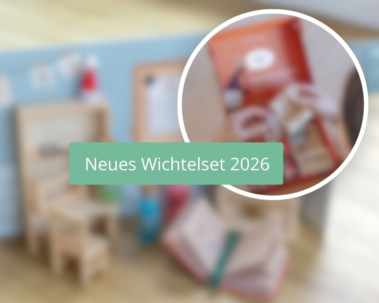 Kinderzimmer, Wichtelset, Holzspielzeug, Baukasten, Spielzeugset