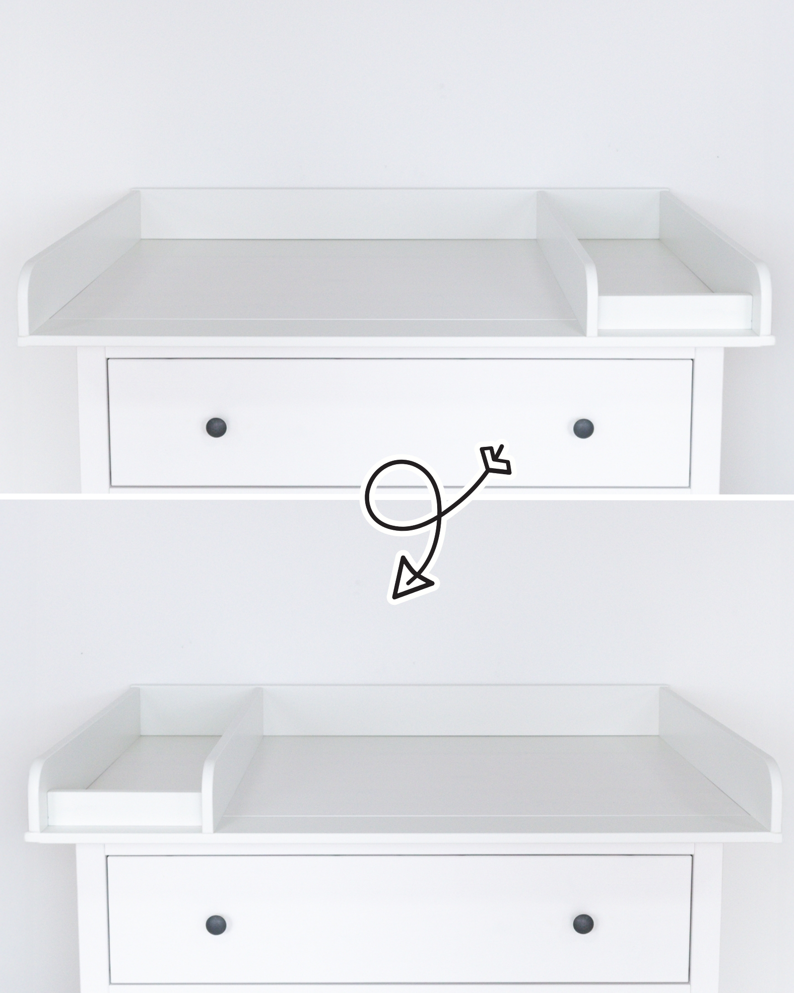 wickelaufsatz ikea hemnes kommode wickaelplats weiss 08