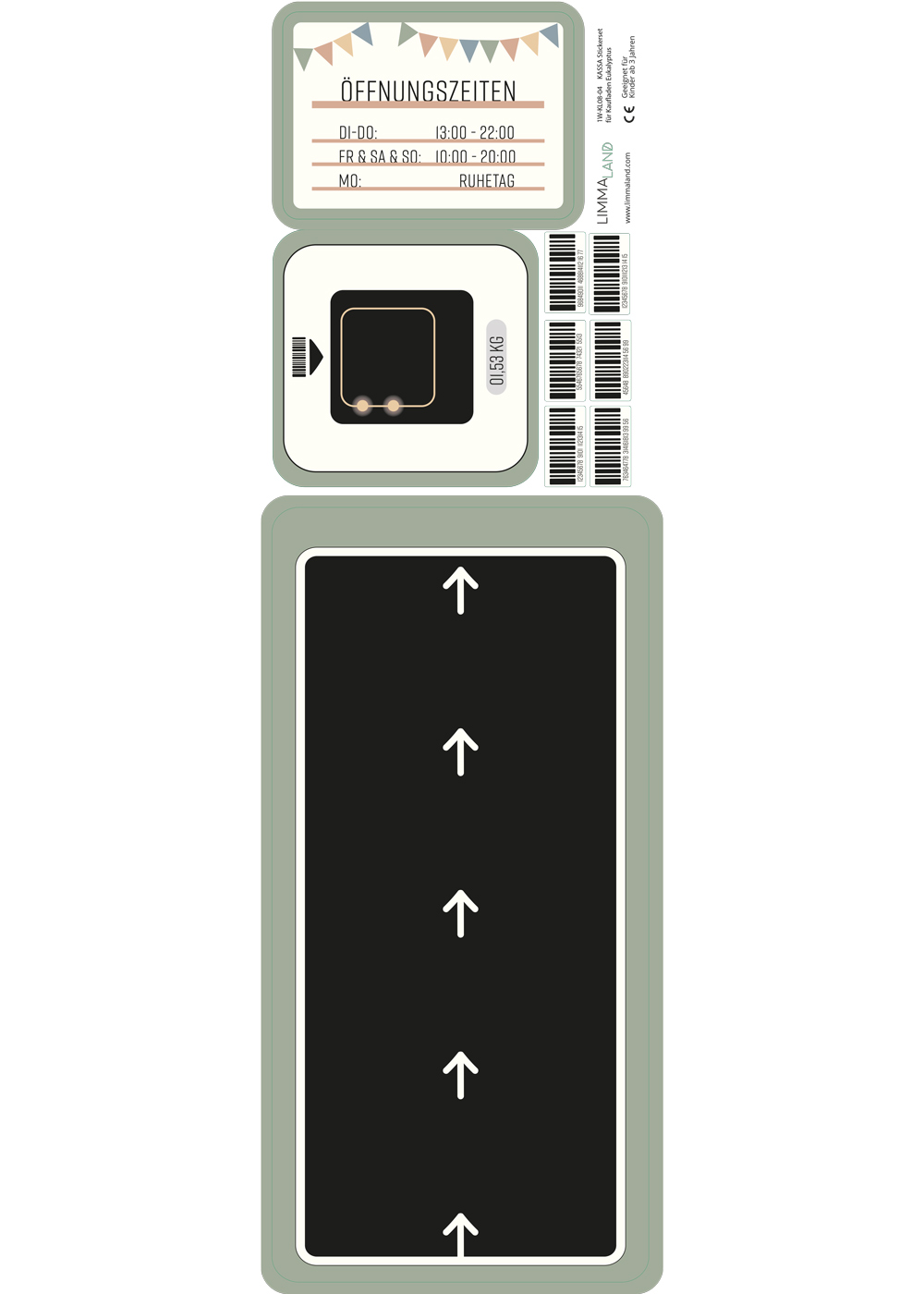 stickerset zubehoer ikea kaufladen kassa eukalyptus 99 stickerset zubehoer ikea kaufladen kassa eukalyptus 99