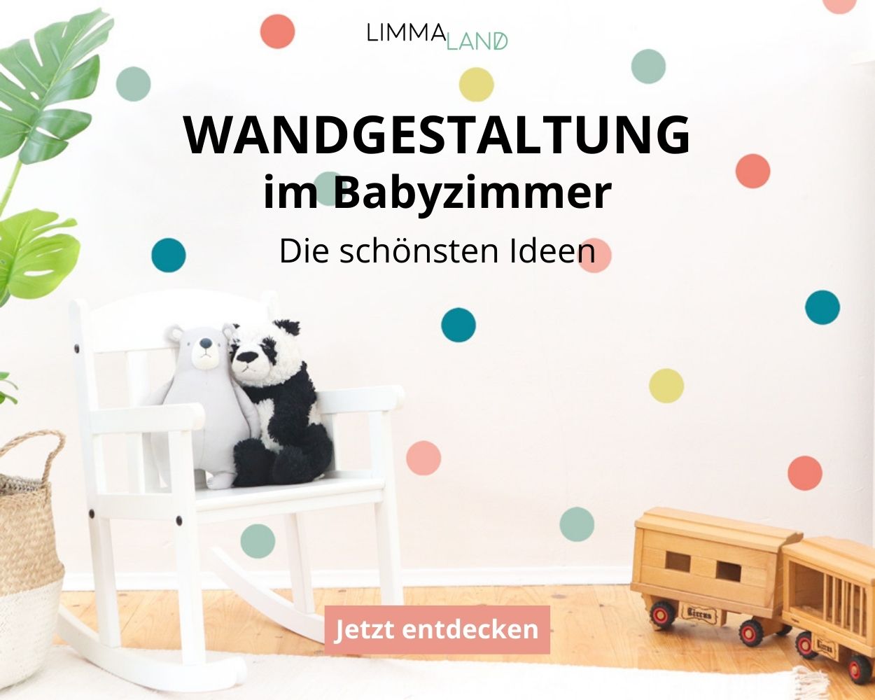 wandgestaltung im babyzimmer