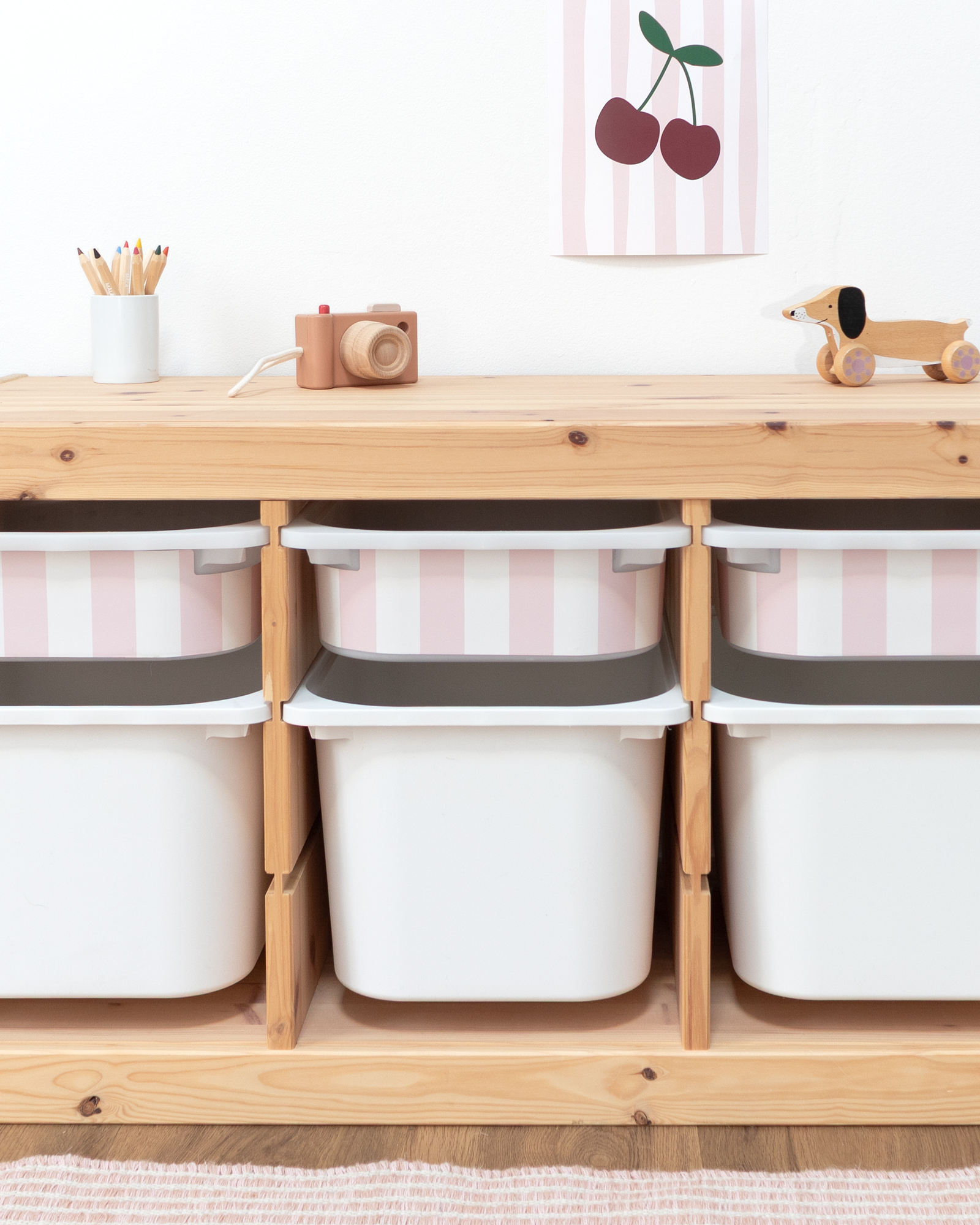 klebefolie ikea trofast box klein kopfseite vichy streifig marshmallow 3er Set 3 klebefolie ikea trofast box klein kopfseite vichy streifig marshmallow 3er Set 3