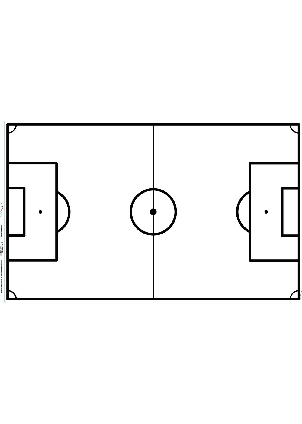 Ikea Lack Couchtisch Fussballfeld weiss 55x90 Druckvorlage