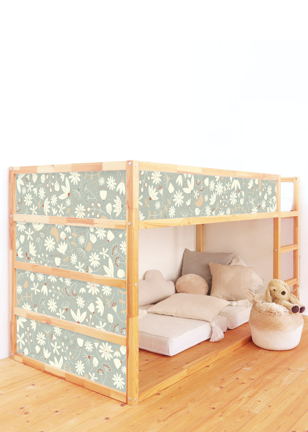 klebefolie ikea kura hochbett blumig eukalyptus 5er set 00 klebefolie ikea kura hochbett blumig eukalyptus 5er set 00