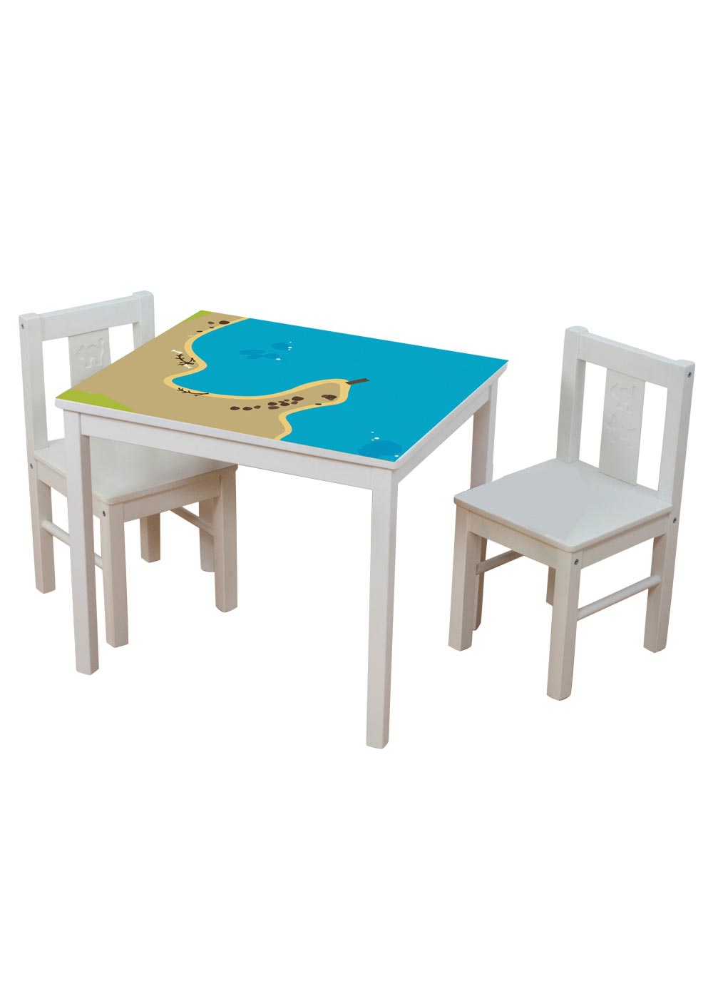 Ikea Kritter Kindertisch Wasserreich Gesamtansicht